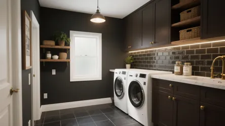 5 Dark Laundry Room Ideas to Maximize Style and Function