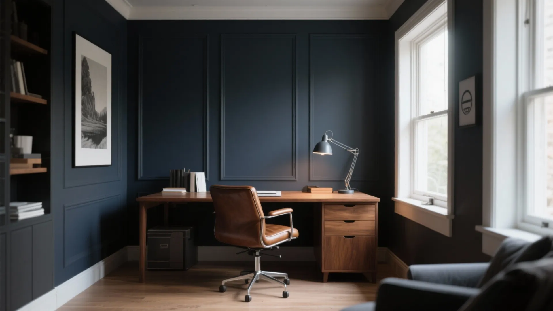 1. Dark and Moody Walls