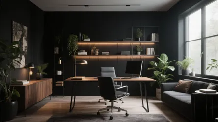 5 Dark Office Design Ideas You’ll Love