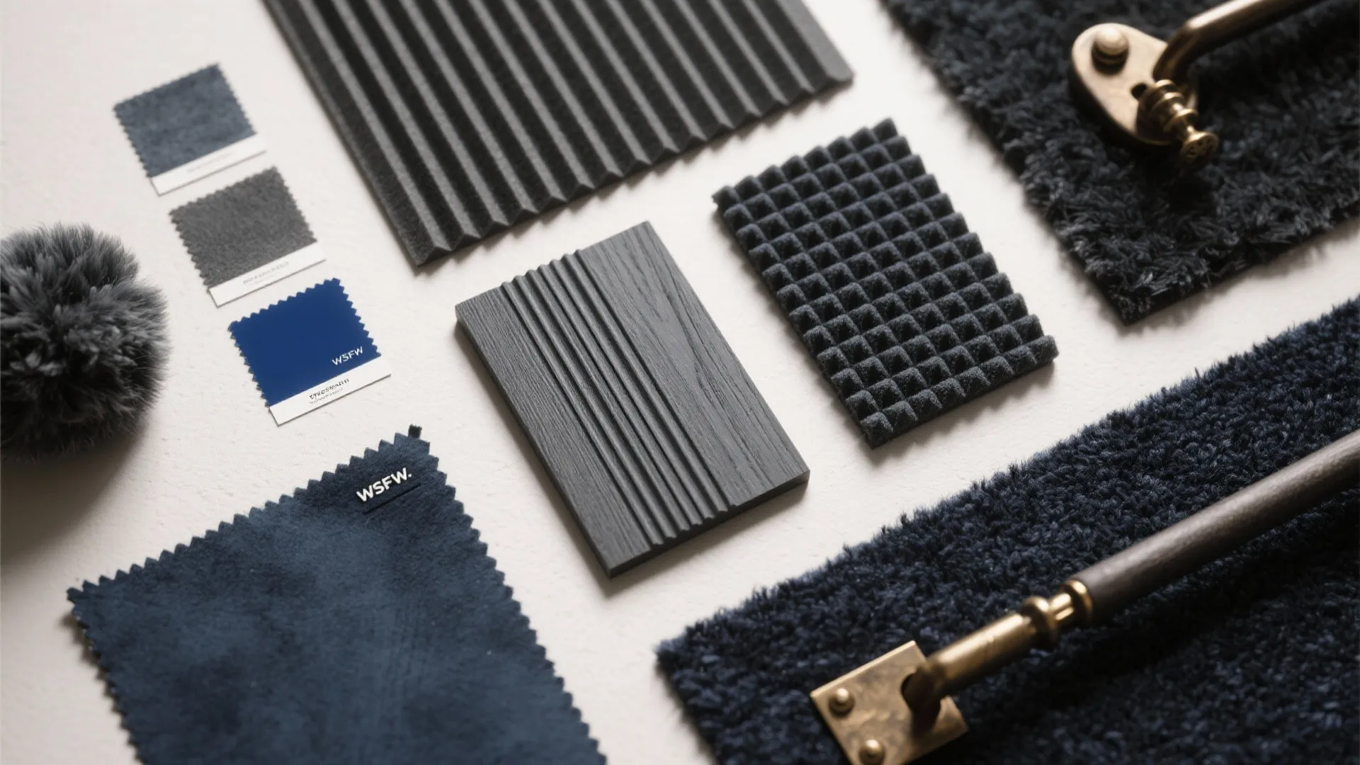 Dark palettes, tactile luxury, and hidden storage