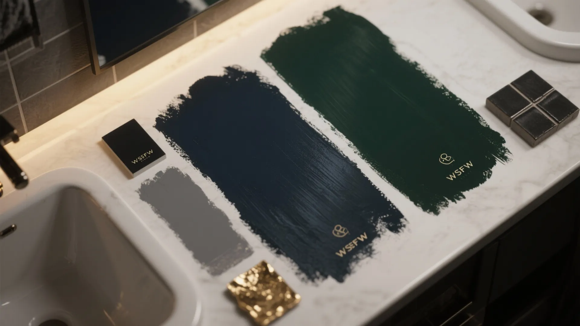 Deep Color Palette: Charcoal, Ink, and Forest