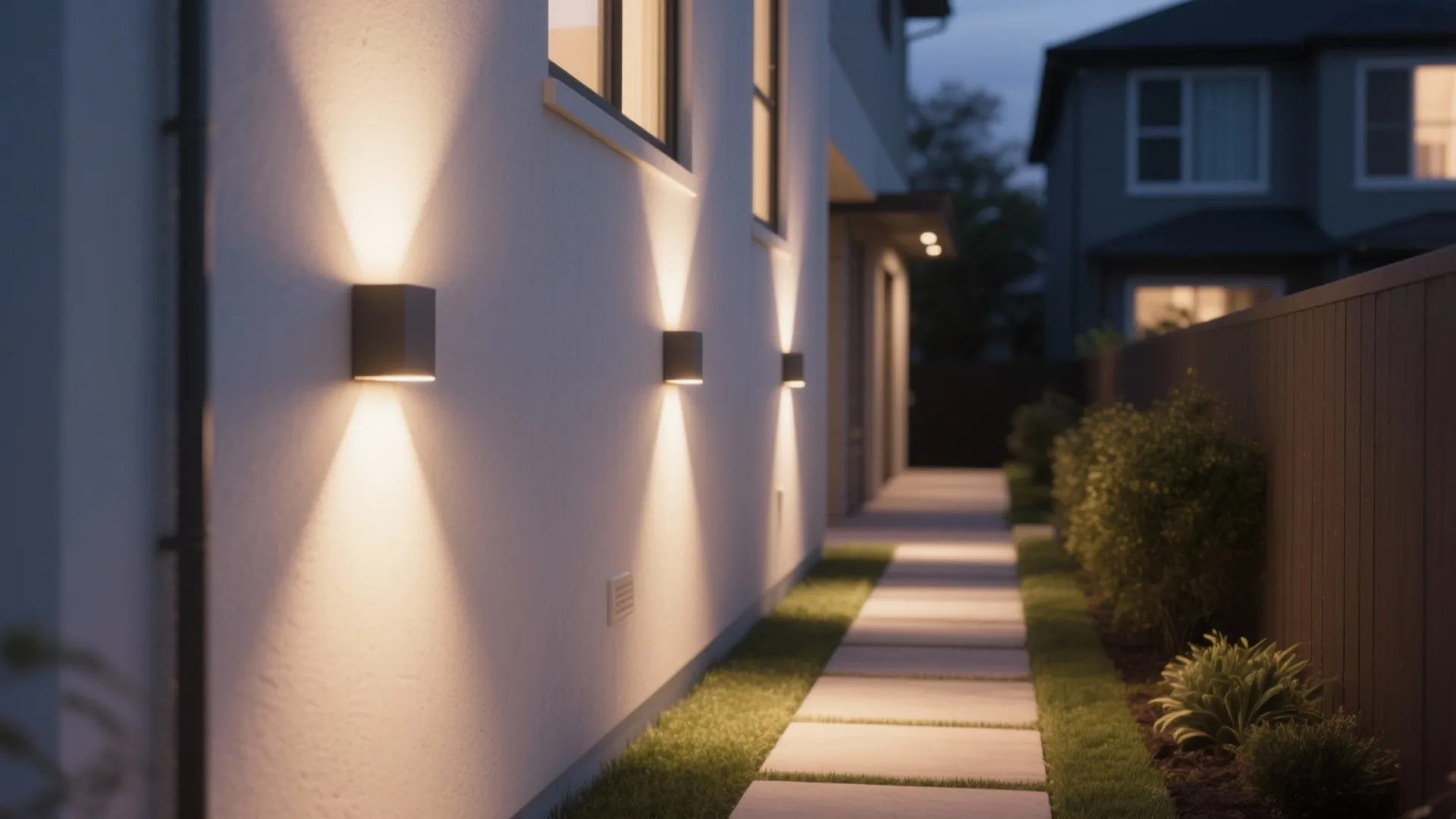 3) Dark-sky, full-cutoff boxes that flatter pathways