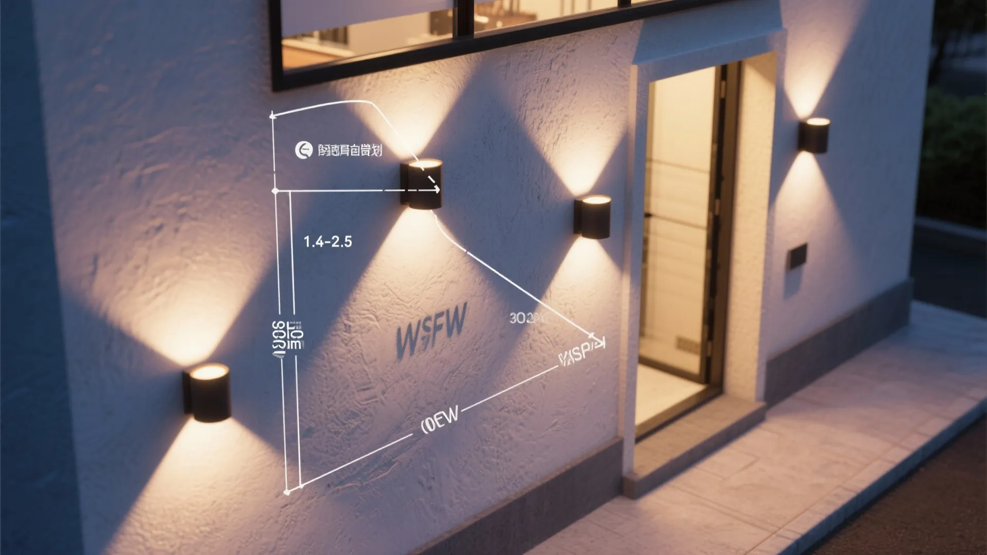 Shielded, dark-sky-friendly sconces