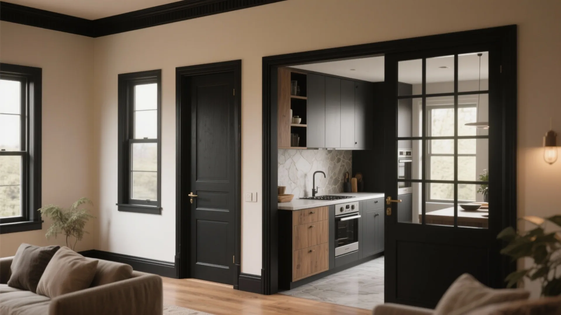 Tip 3: Use high-contrast trim to create depth