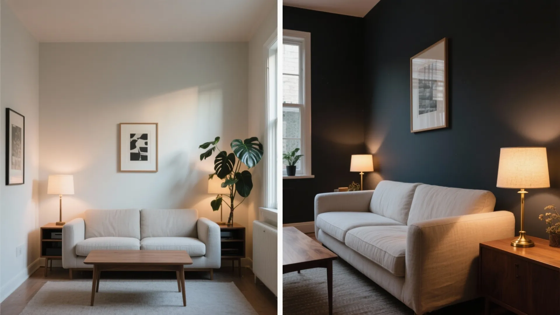 Moody Dark Wall for Depth and Glow