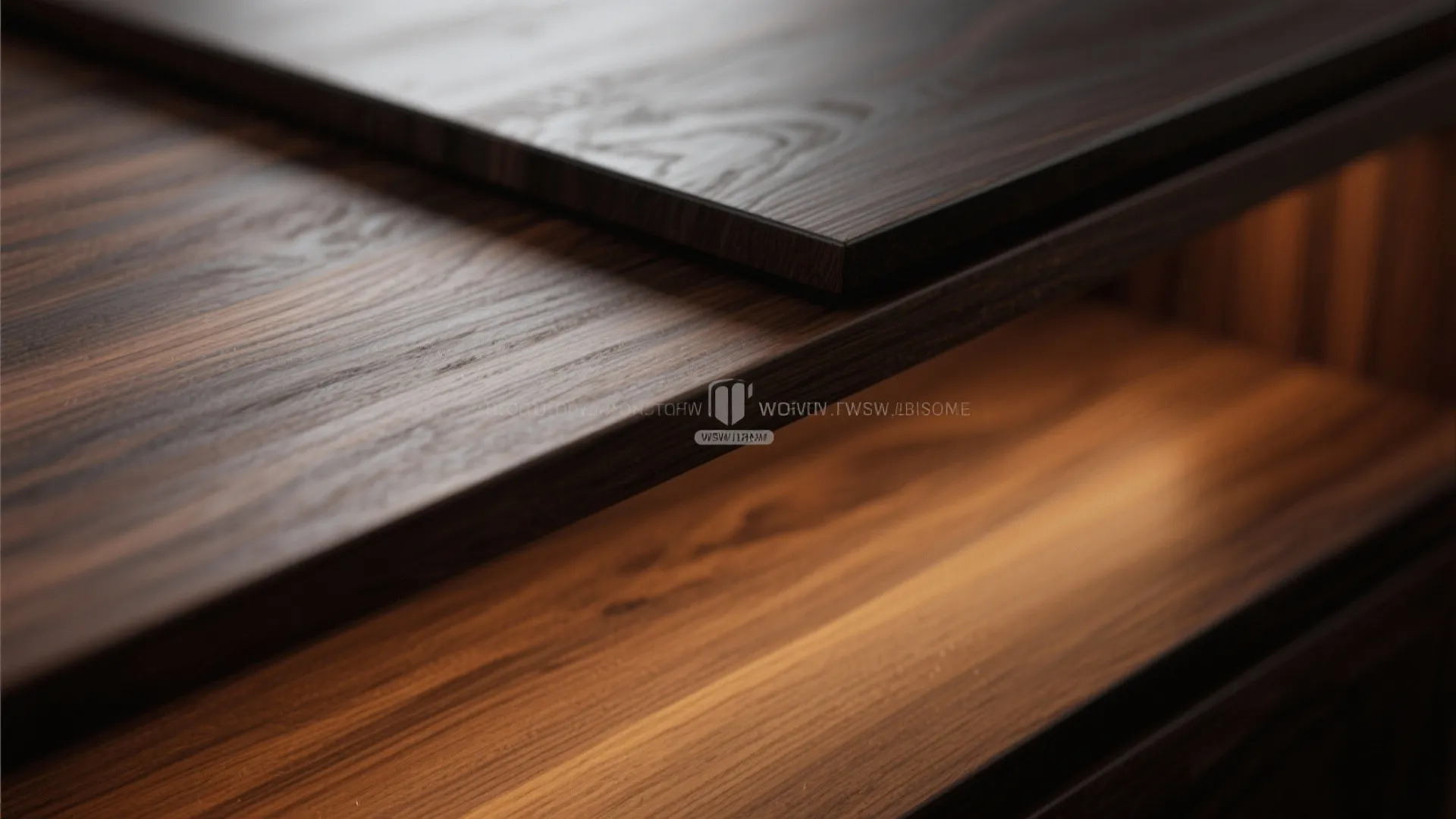 2. Dark Wood with Warm Undertones