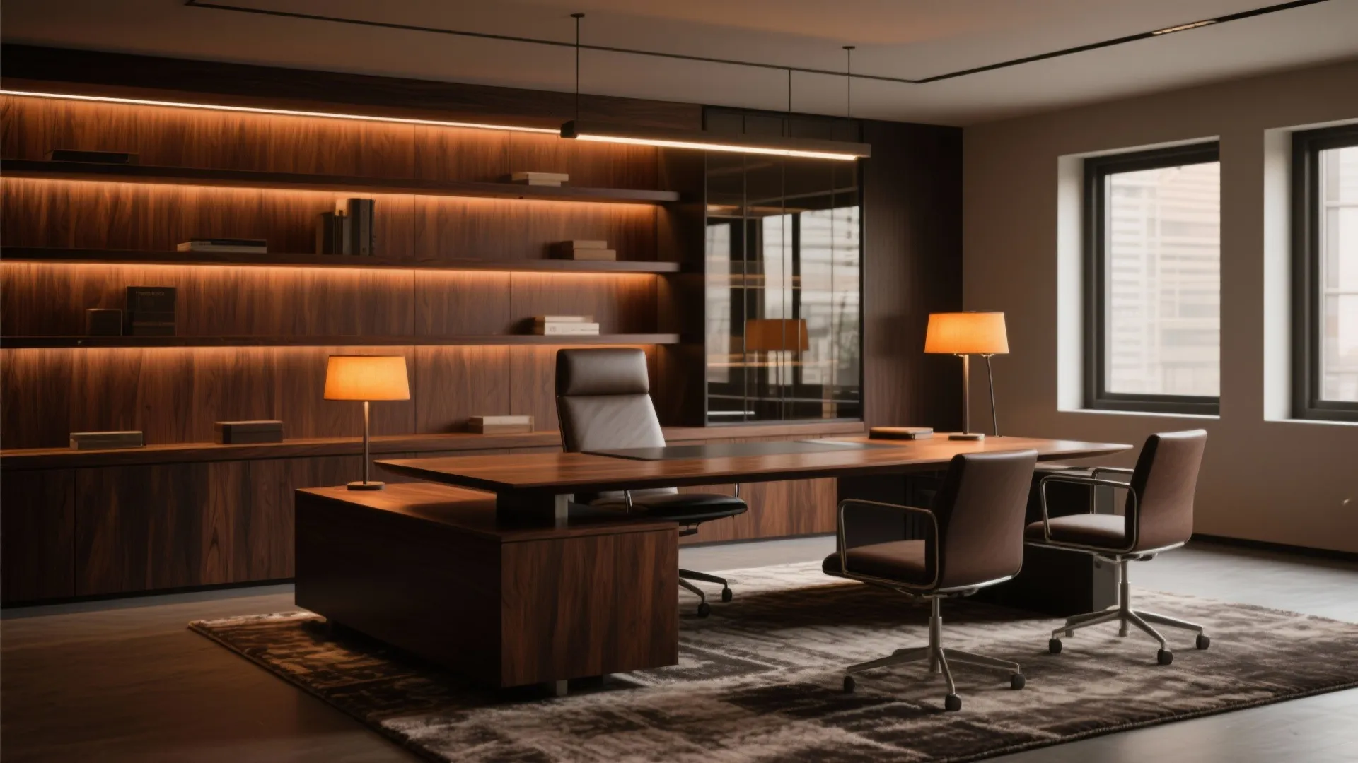 Dark Woods and Warm Lighting