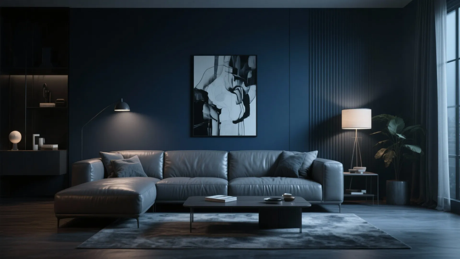 9. Dramatic Dark Walls