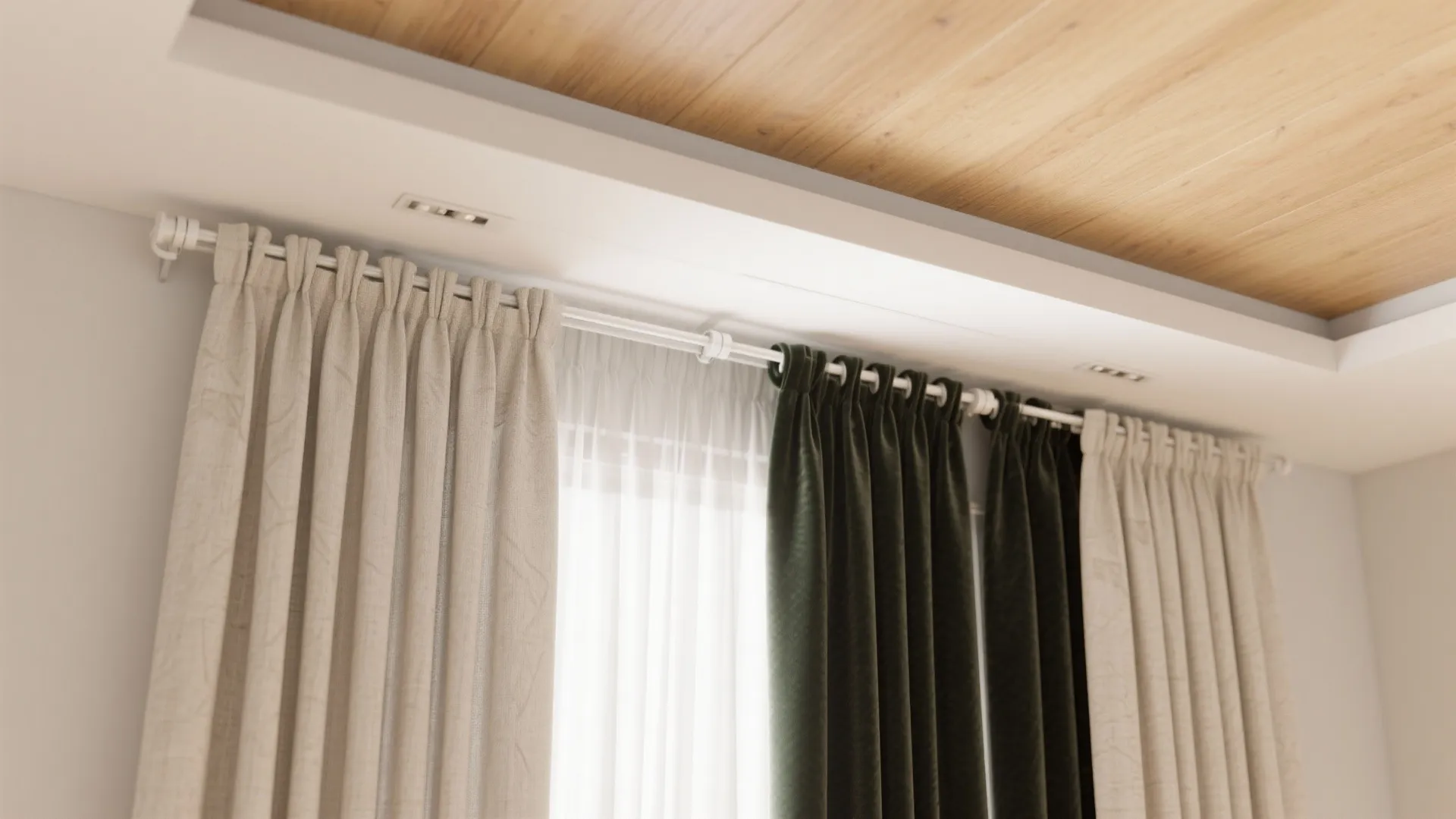 4) Day–Night Layering: Sheer + Blackout for Control