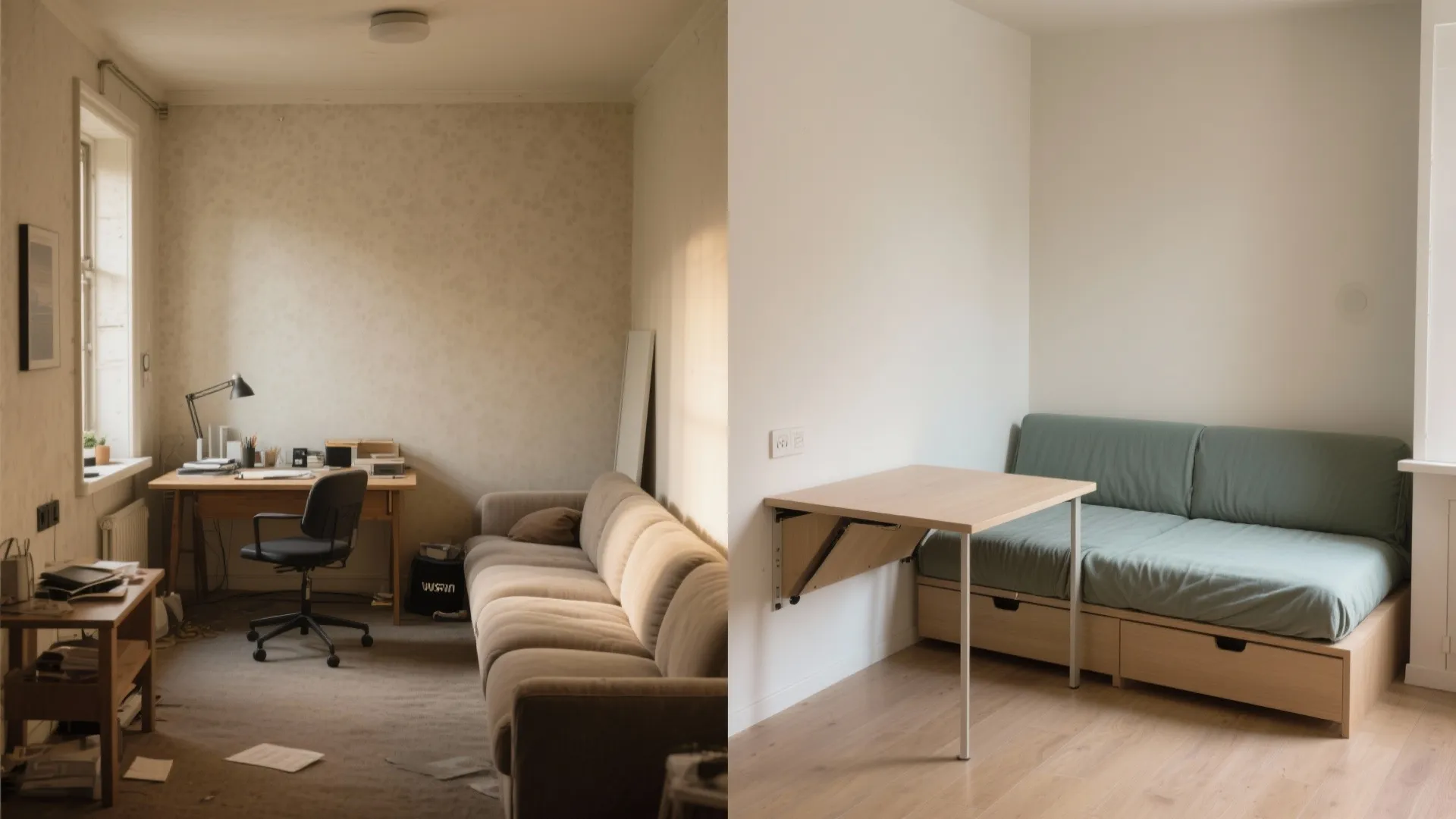 Daybed + Fold-Down Table Combo