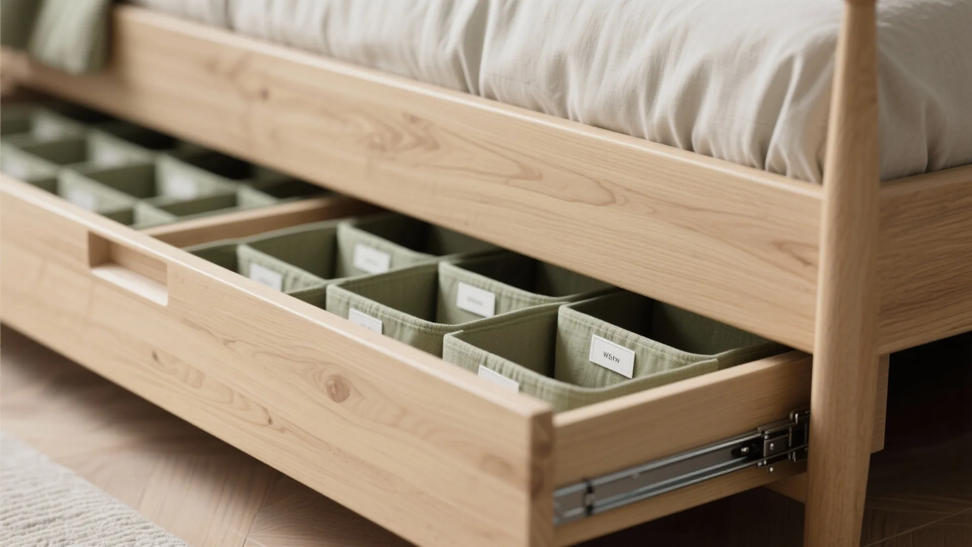 Daybeds with deep drawers and convertible seating