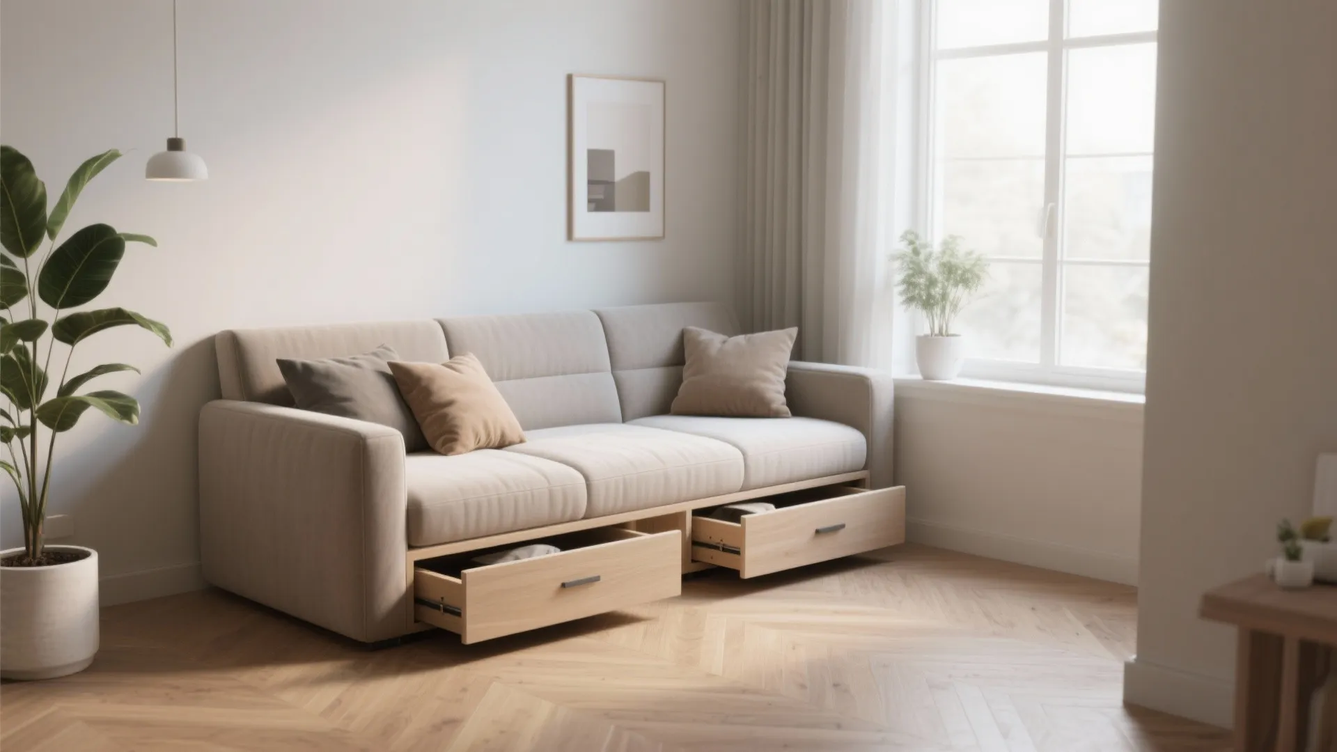 3. Use a Daybed with Drawers