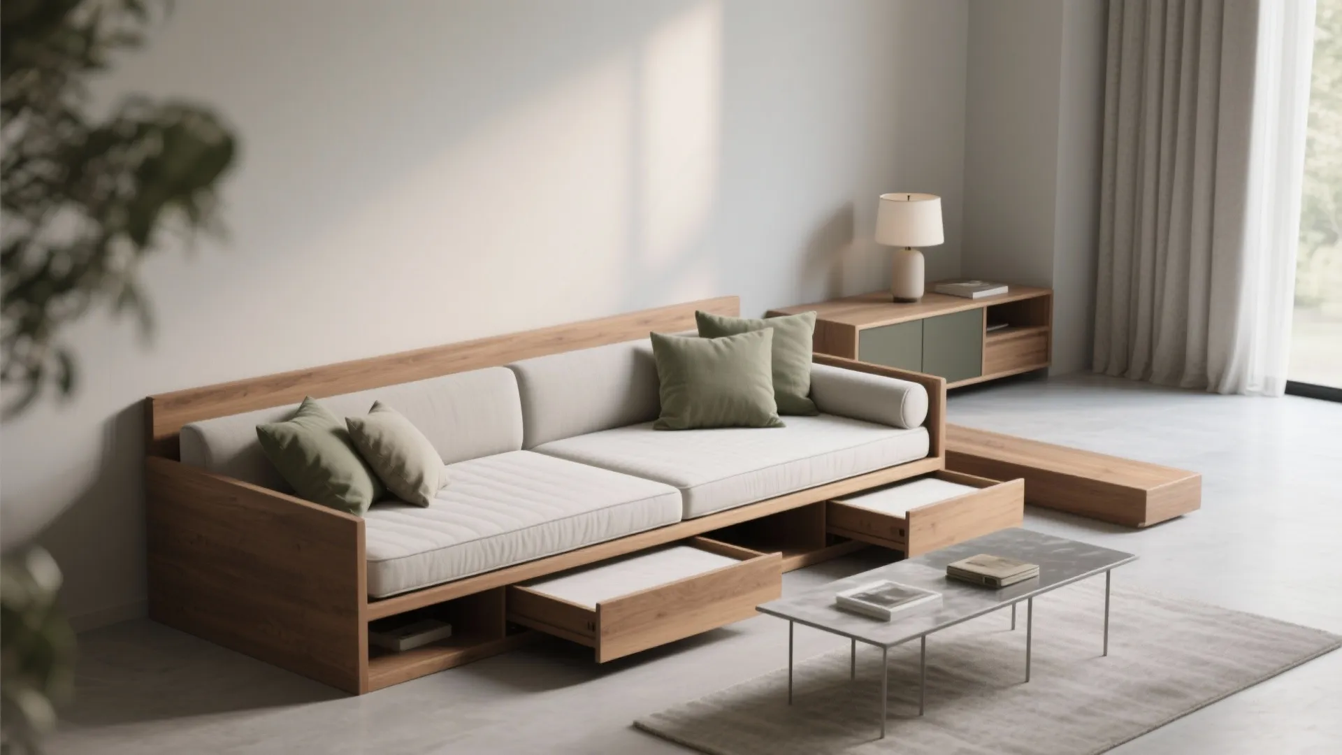 Daybed or Futon as a Flexible Hub