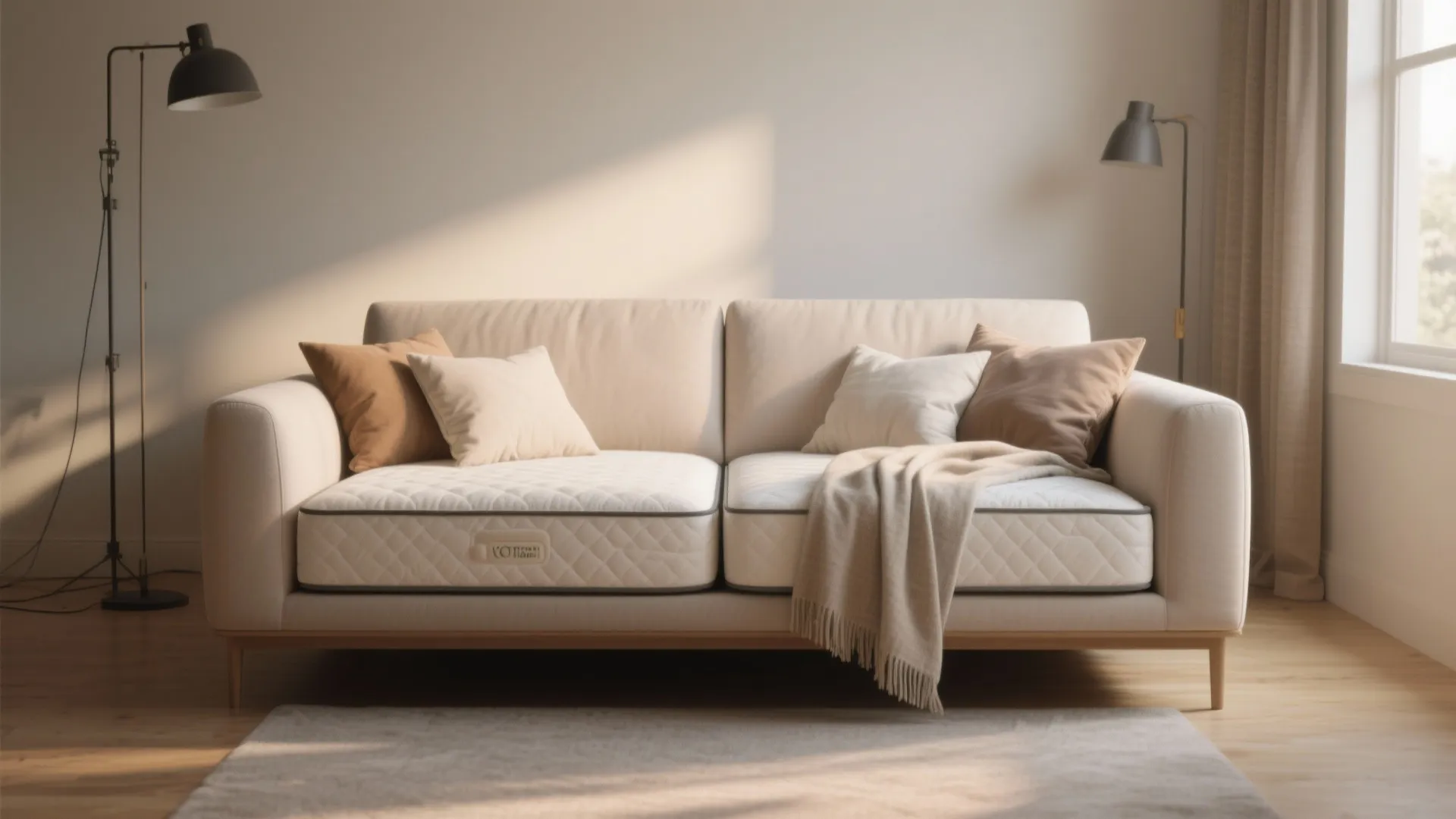 4. Pick a daybed-style loveseat for naps and guests