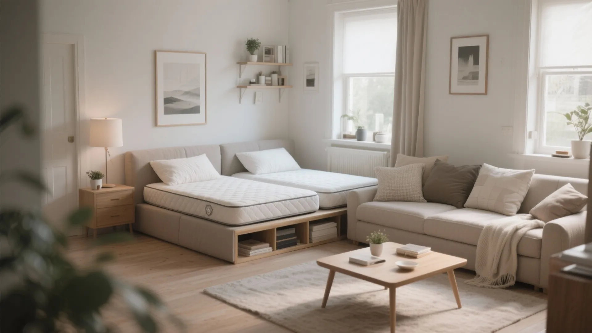 8. Daybed-Style Mattress Setup