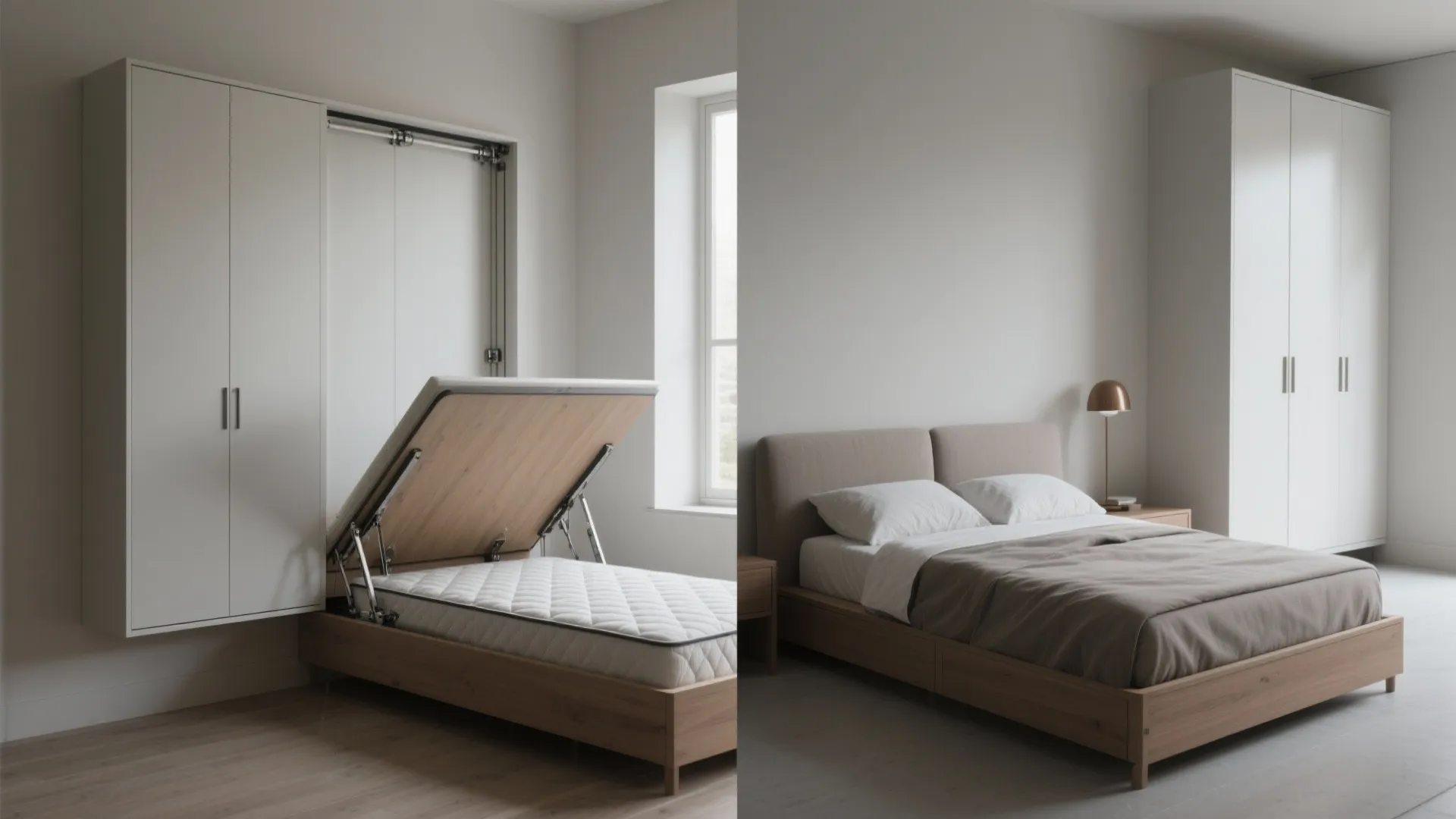 3. Consider fold-down or wall-mounted daybeds