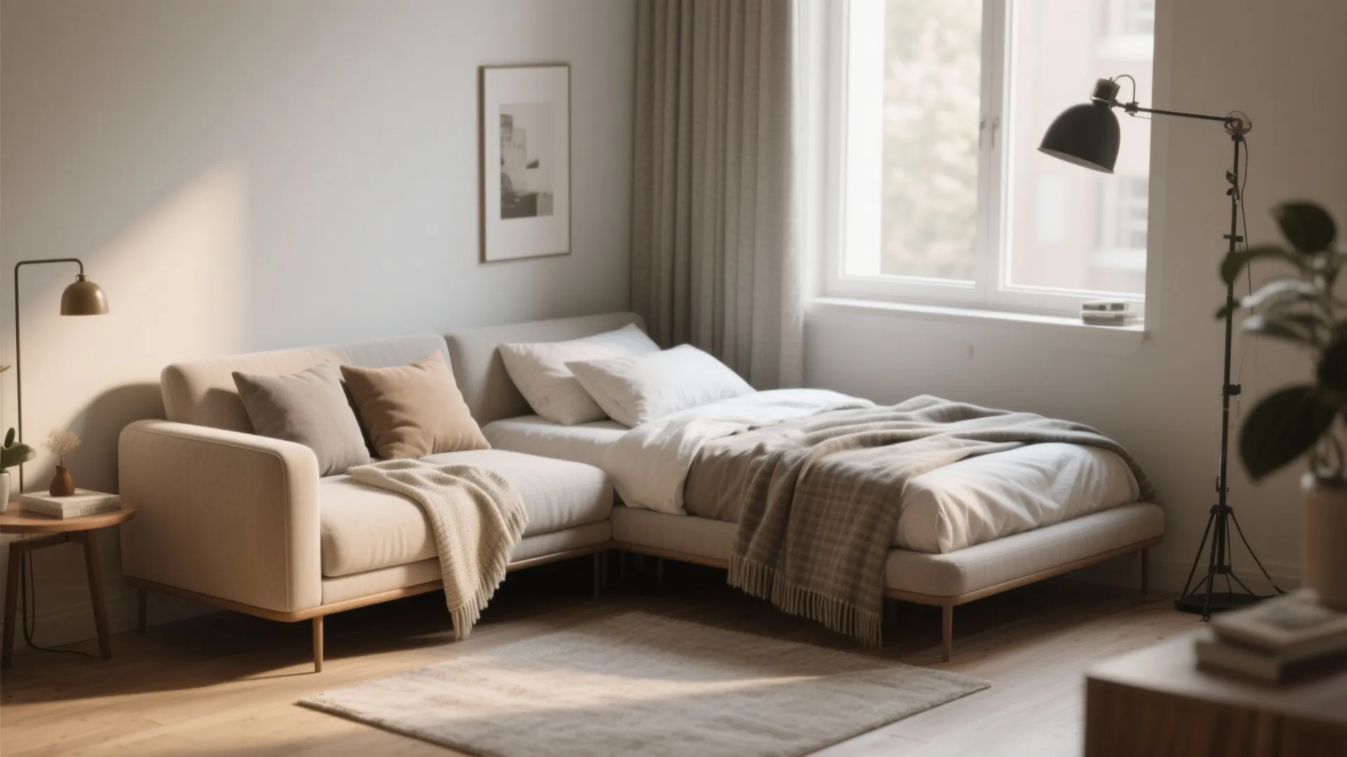 3. Use a daybed or sofa-bed for dual function