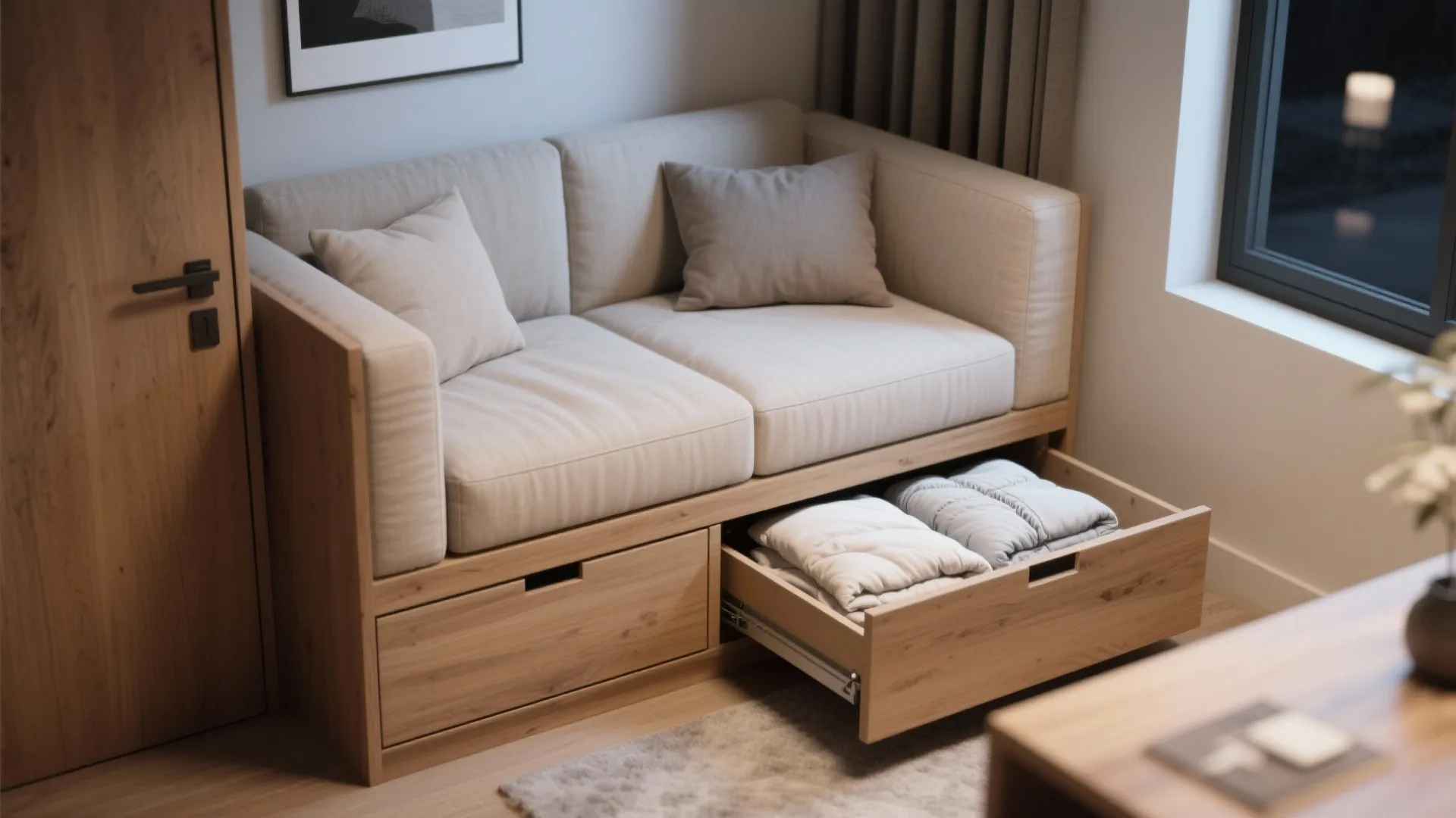 2. Daybed style with built-in storage