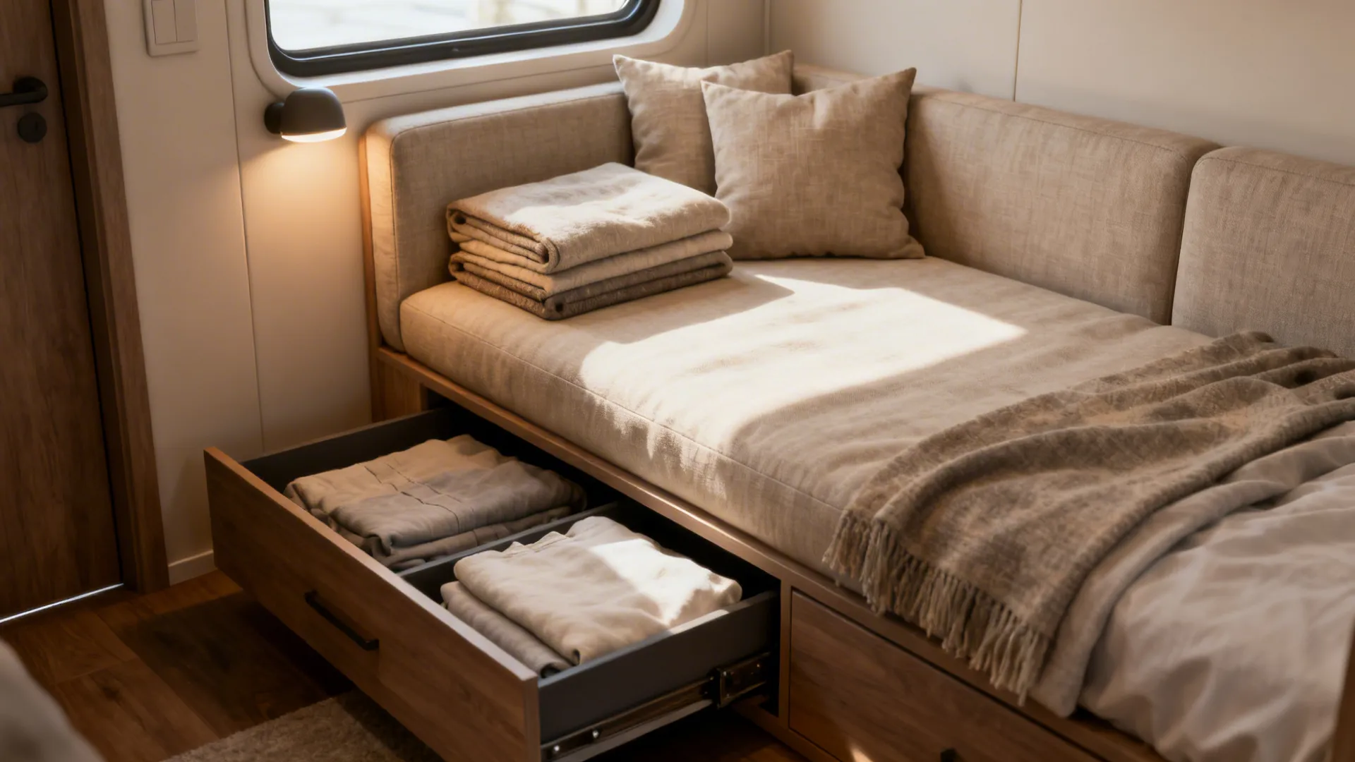 2. Use a daybed or multifunctional bed