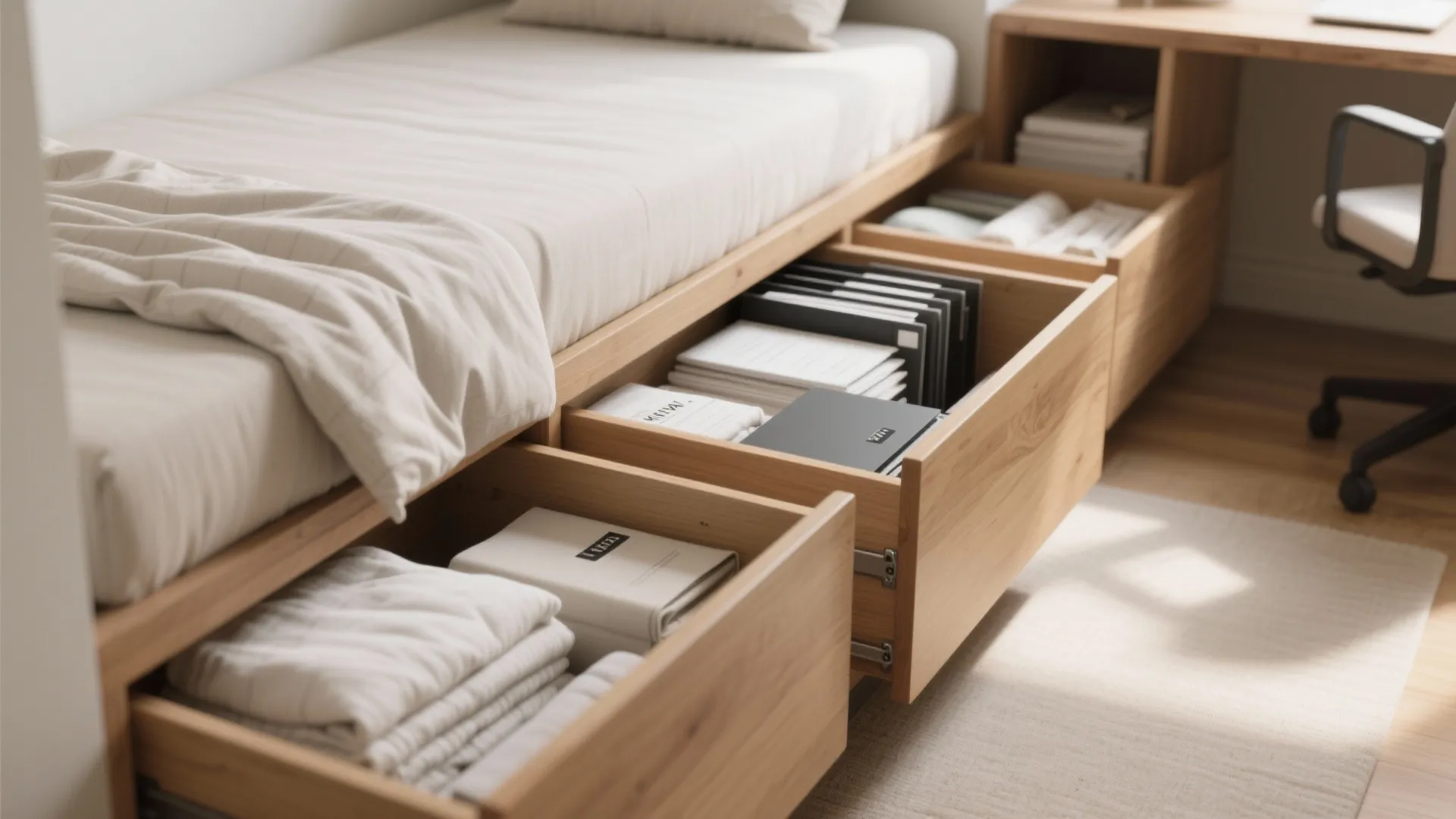 2. Add Storage Drawers Underneath