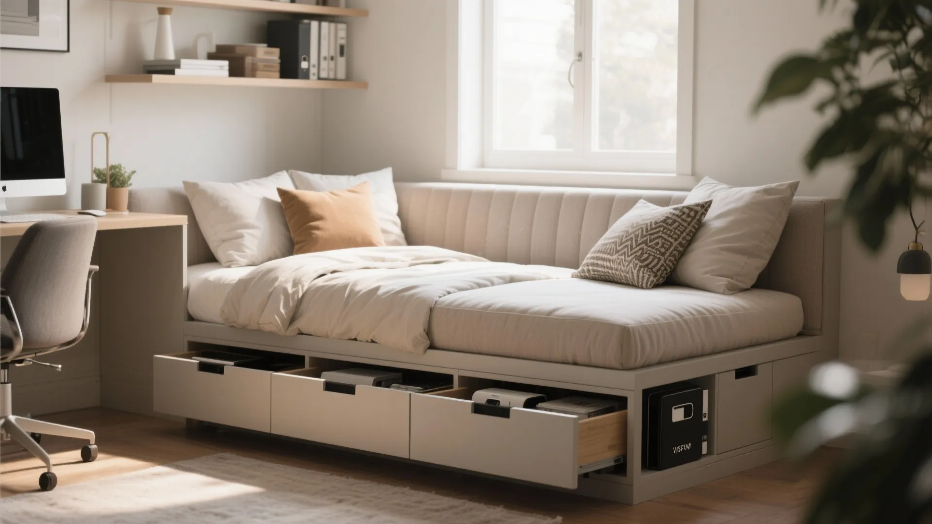 2. Daybed with Storage Drawers