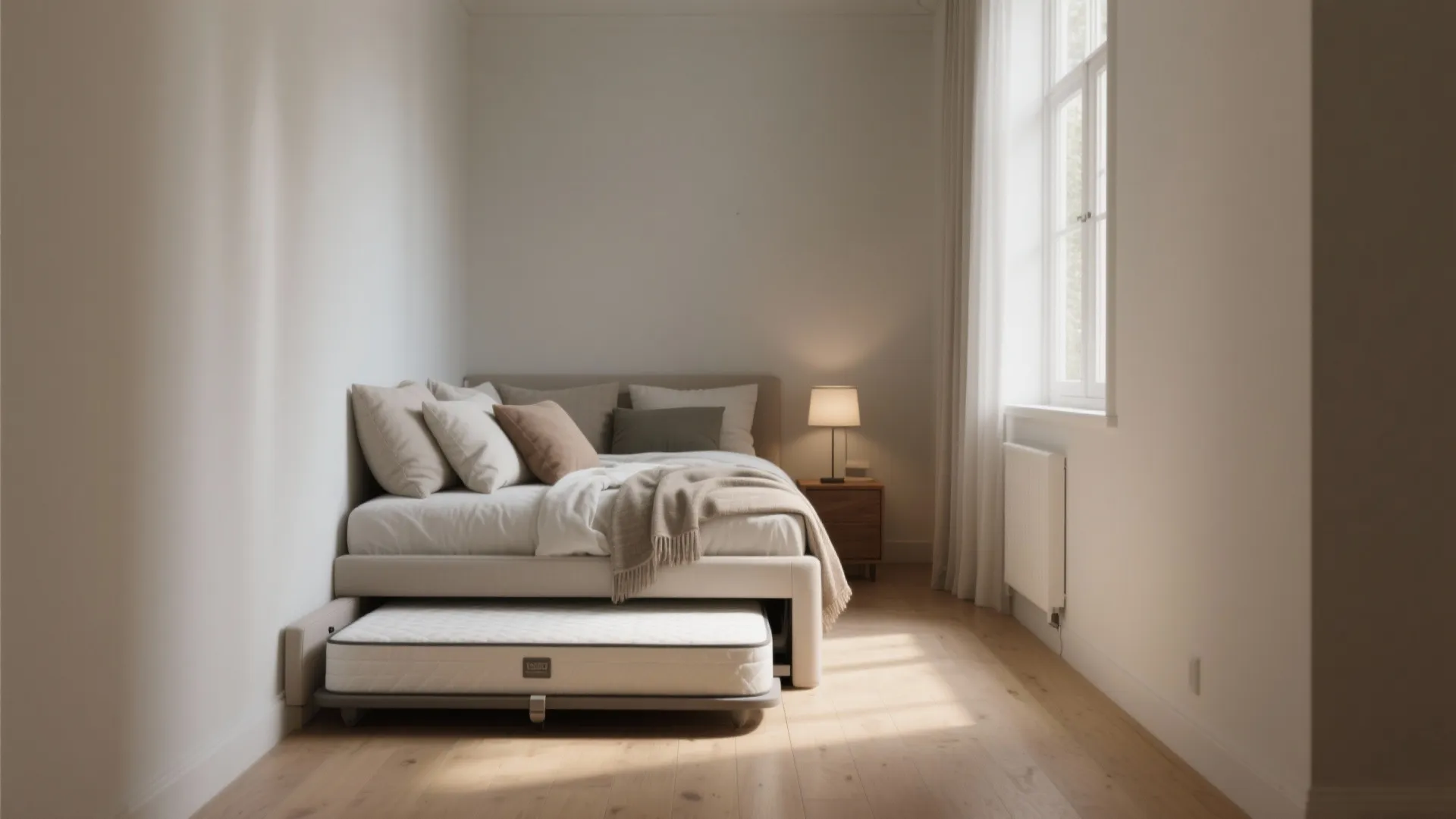 4. Daybed or trundle for flexible sleeping options