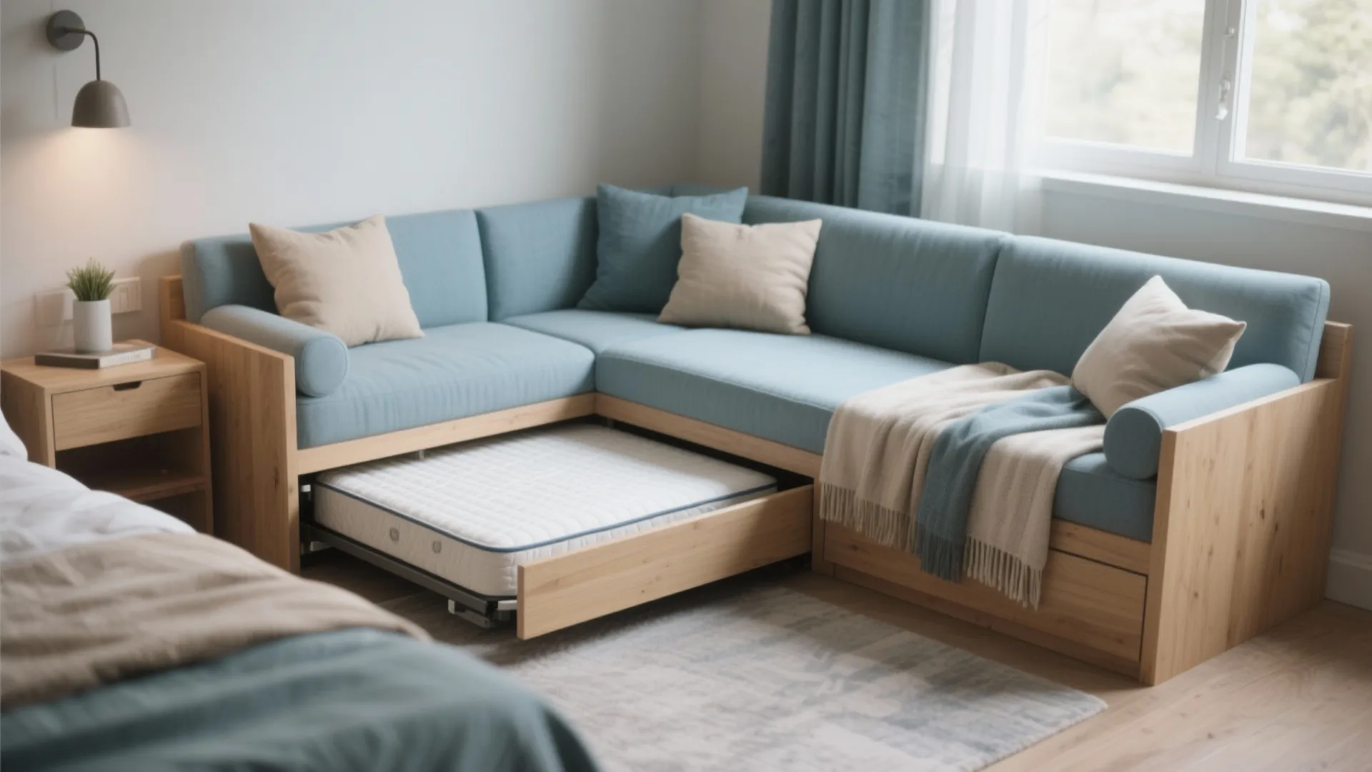 5. Daybed plus trundle for flexible sleeping