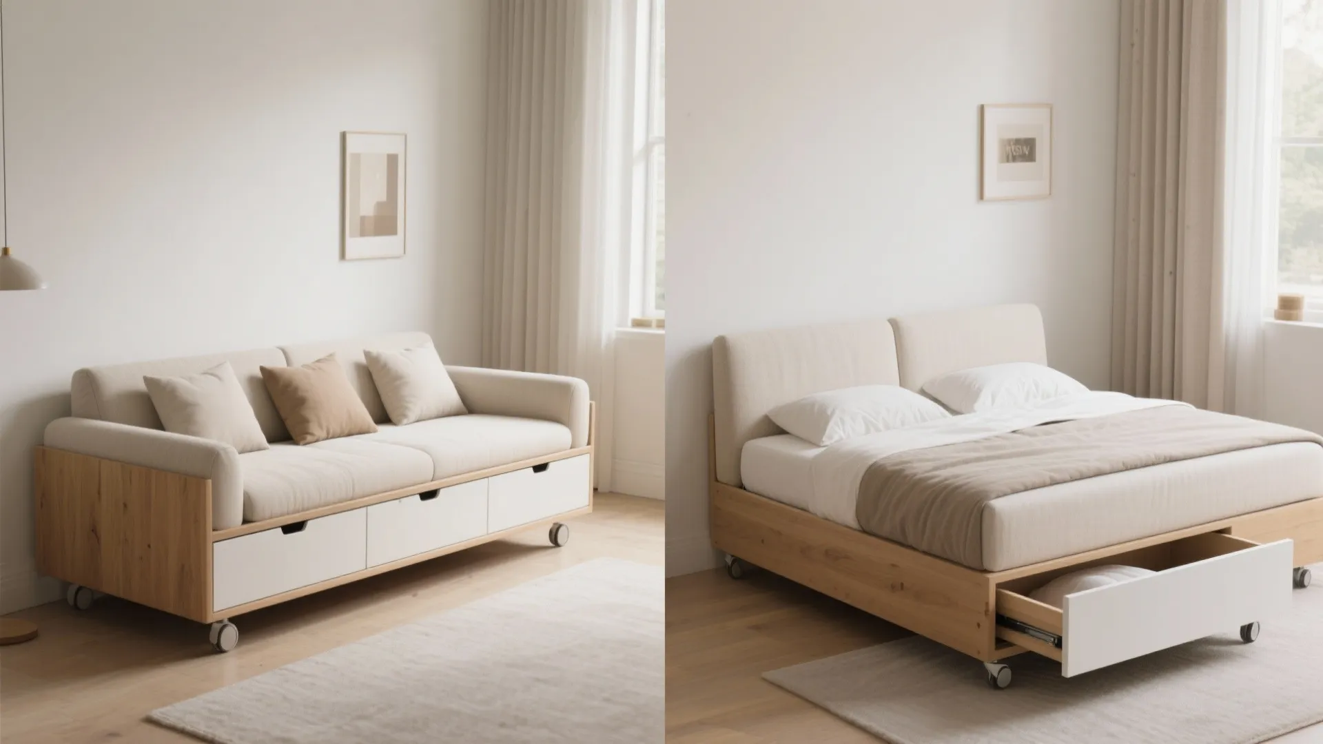 Daybeds With Trundle and Drawer Bases
