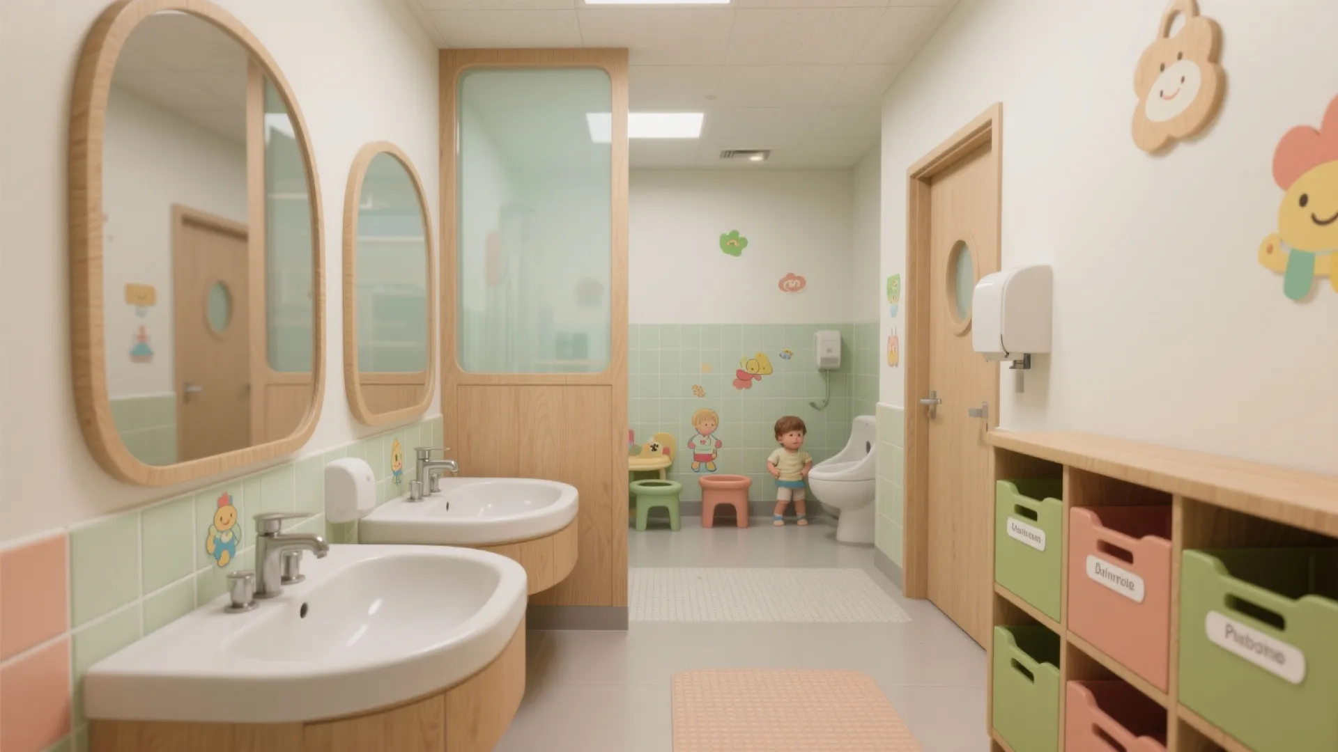 Daycare Bathroom Ideas — 5 Creative Designs: Practical, kid-safe daycare bathroom ideas that maximize safety, hygiene, and storage in small spaces