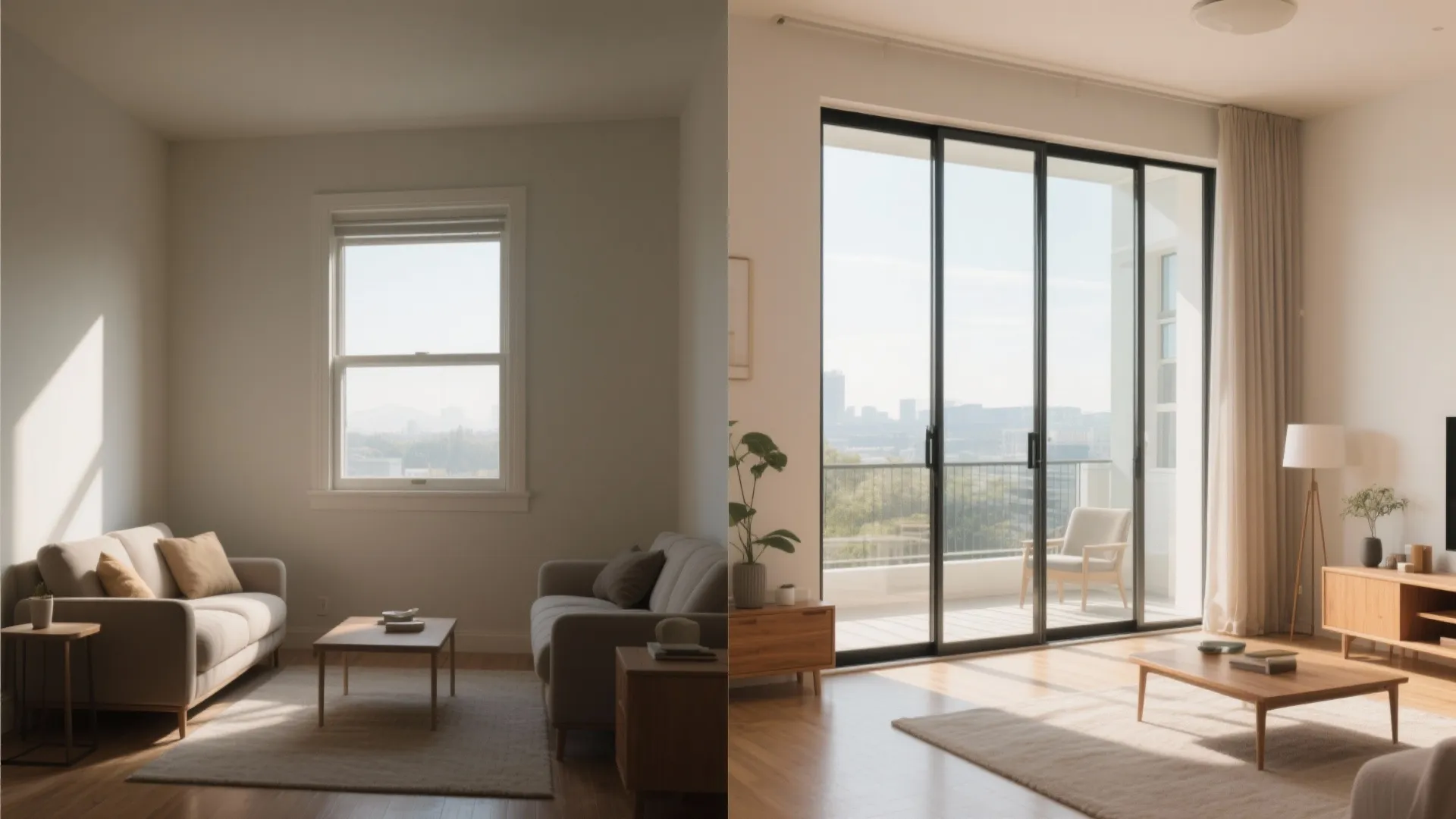 Daylight and Air: Glass Doors to the Balcony