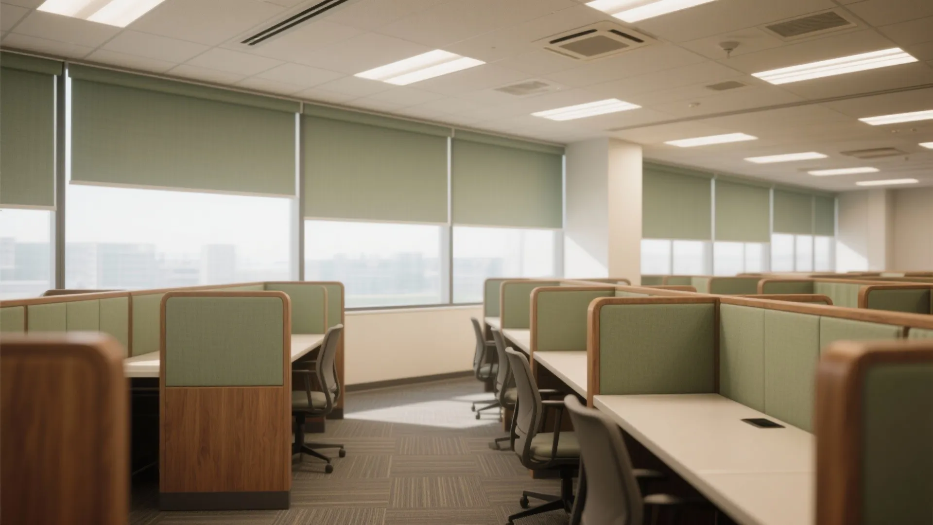 Daylight-First Layouts with Glare Control