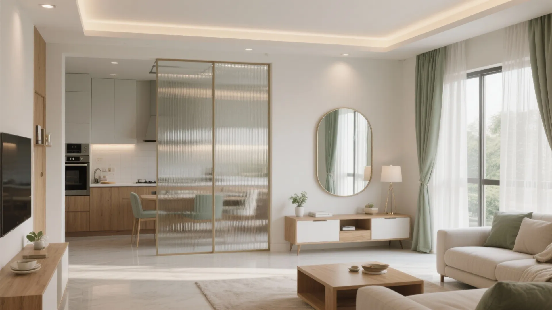 Daylight, Glass, and Sightlines That Stretch the Space