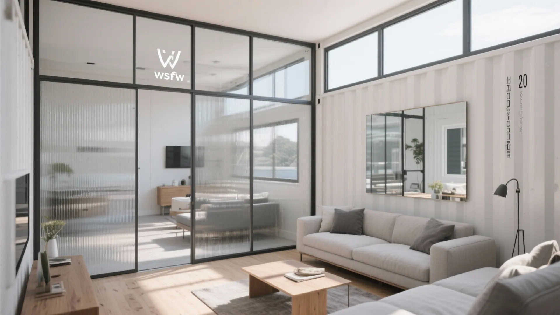 Daylight, Glass, and Reflections to Expand Space