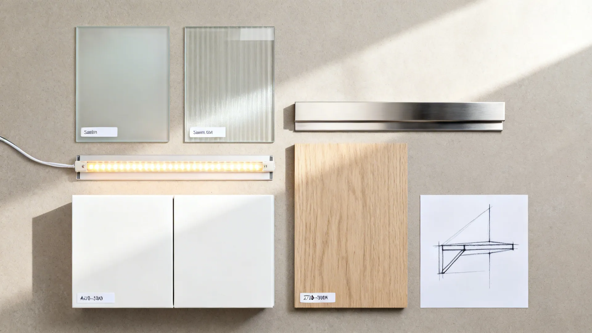 Frosted Glass Skylight or Light Shelf for Tiny Kitchens