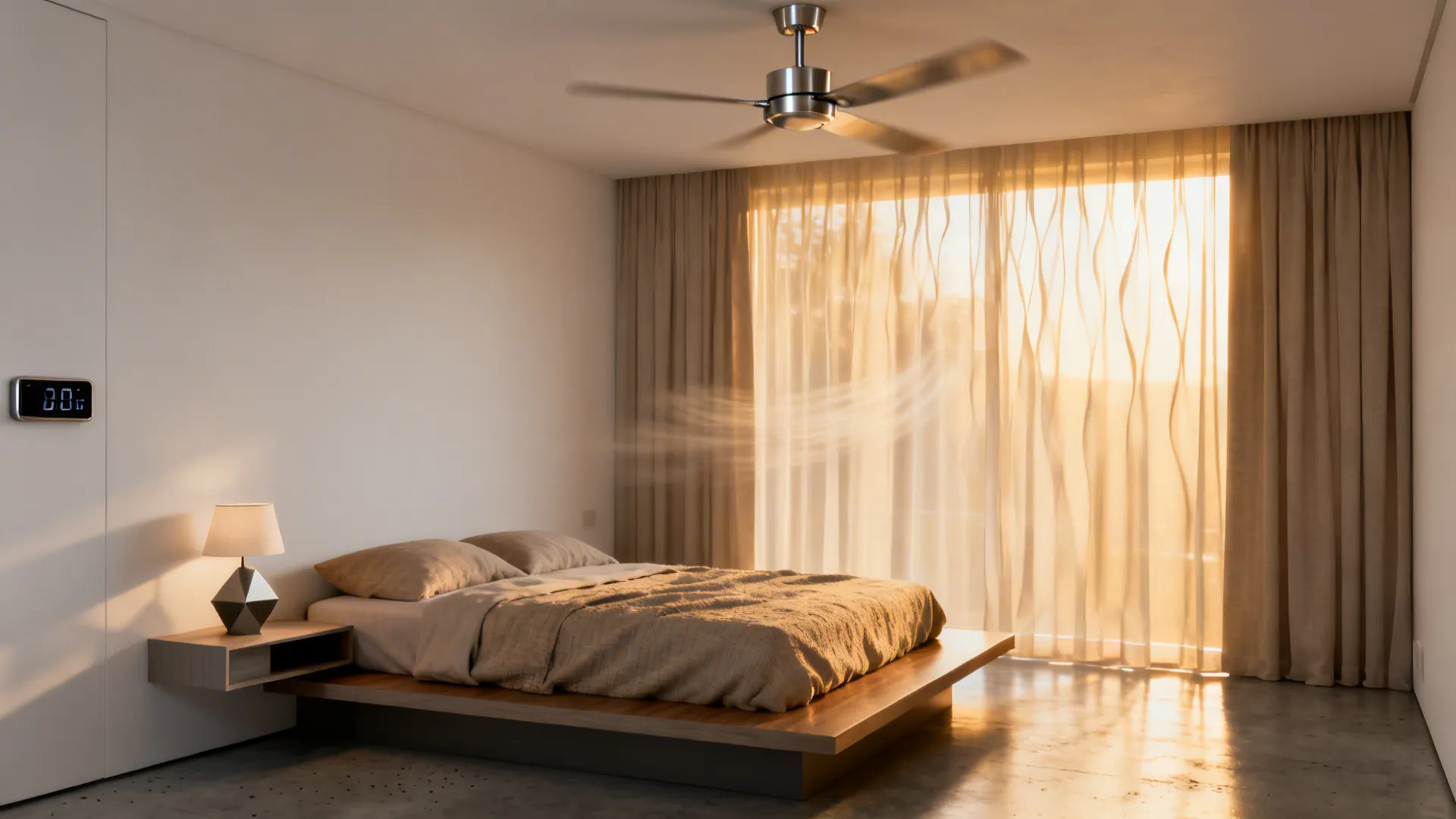 5. Energy-efficient DC motor fans