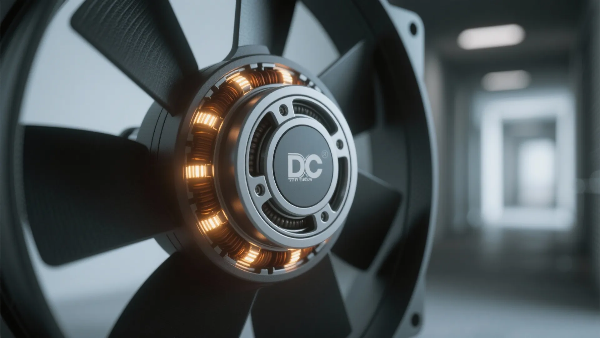 Ultra-Quiet DC Motor Fans for Nighttime Corridors