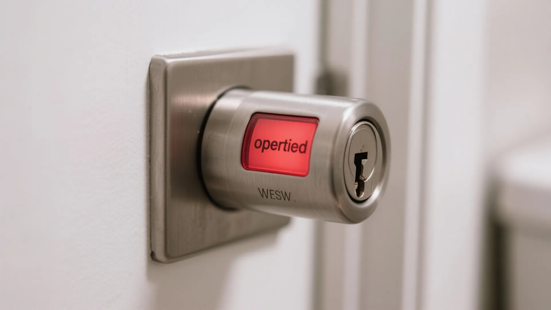 3. Deadbolt With Indicator