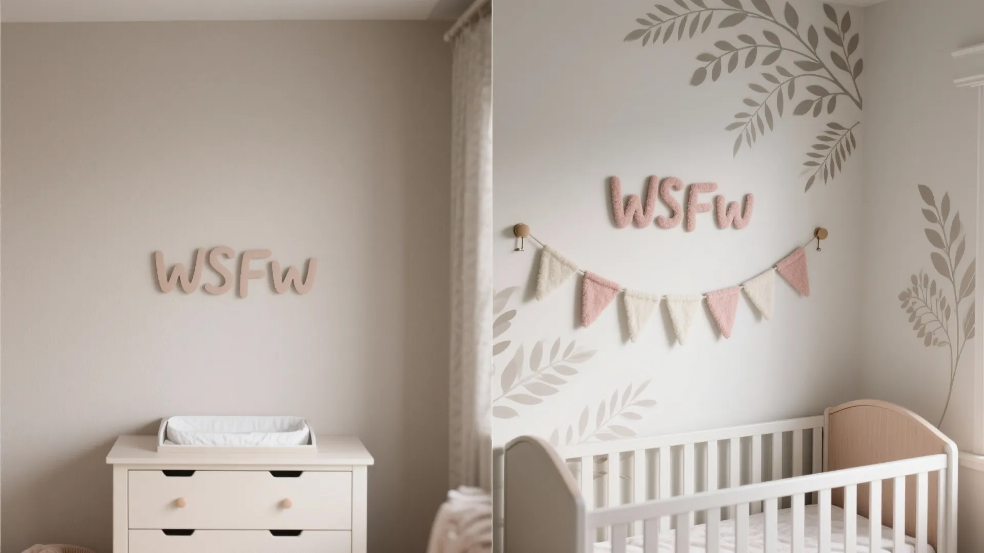 Renter-Friendly Statement Wall: Decals and Personalized Banners