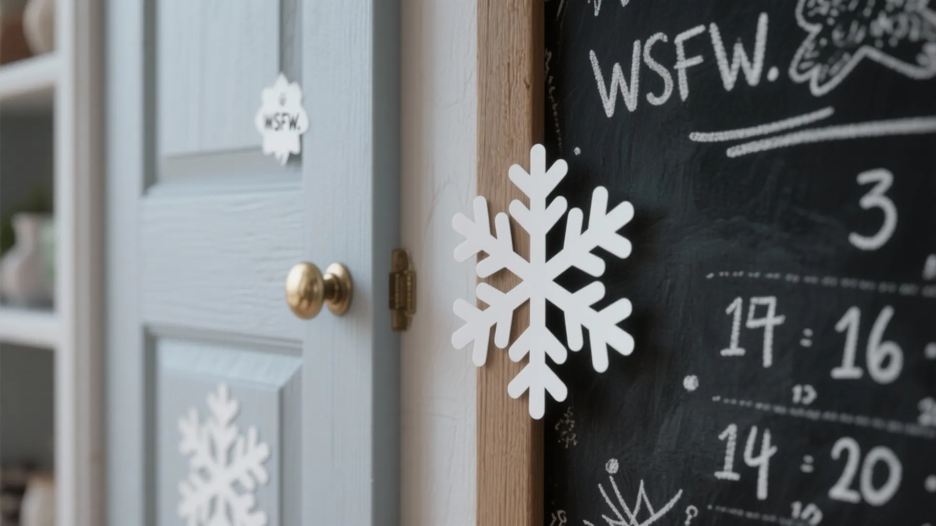 4. Removable decals and chalkboard panels