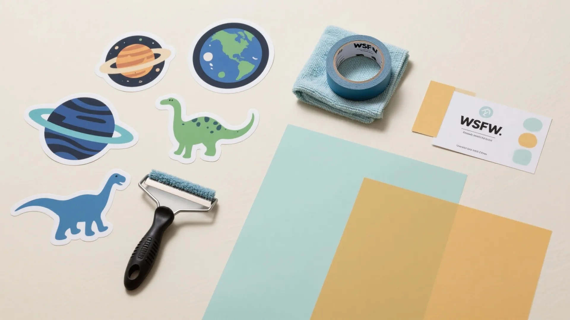 Idea 2: Storyline wall with removable decals