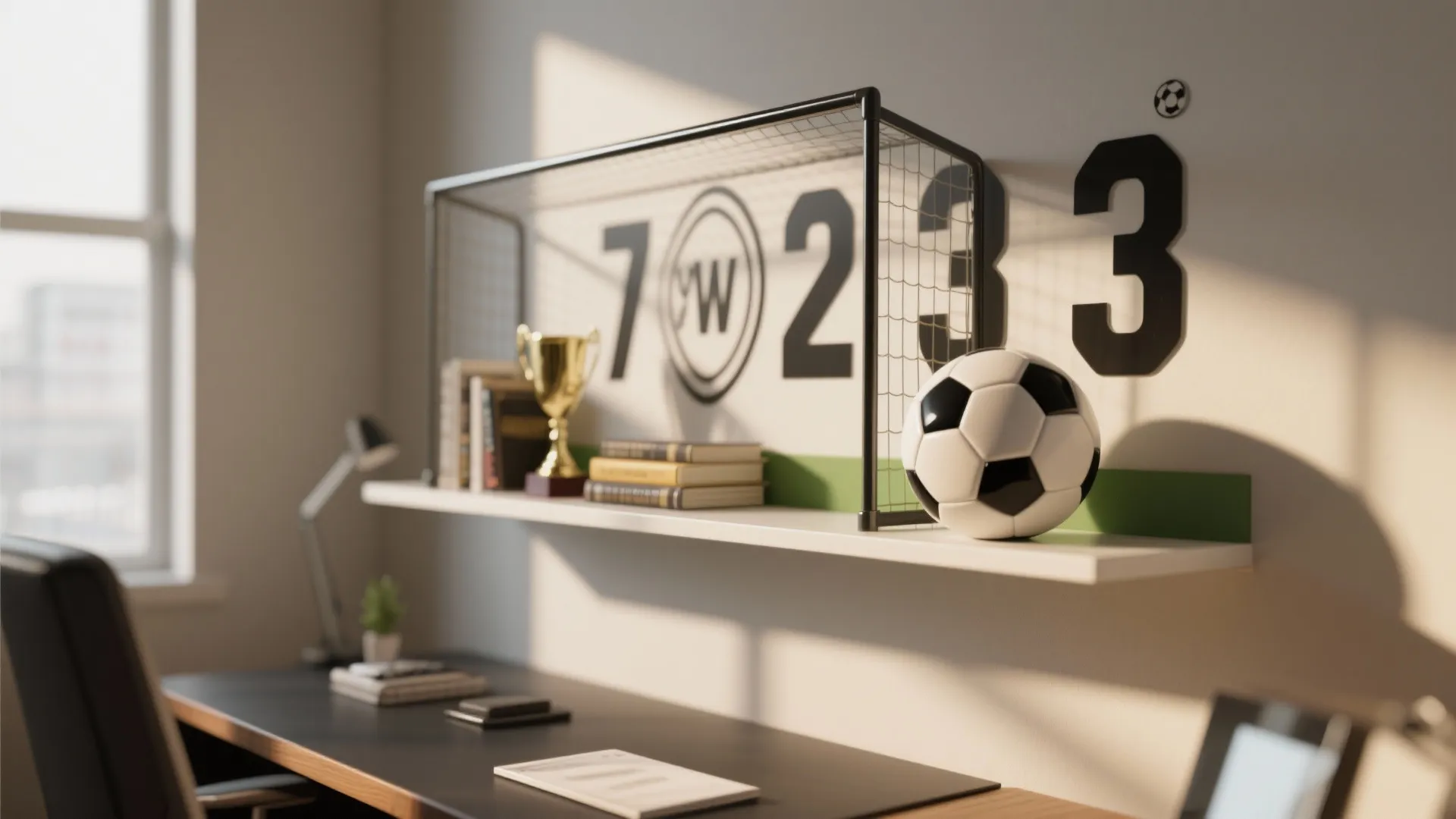 2. Functional Decals and Goalpost Shelves