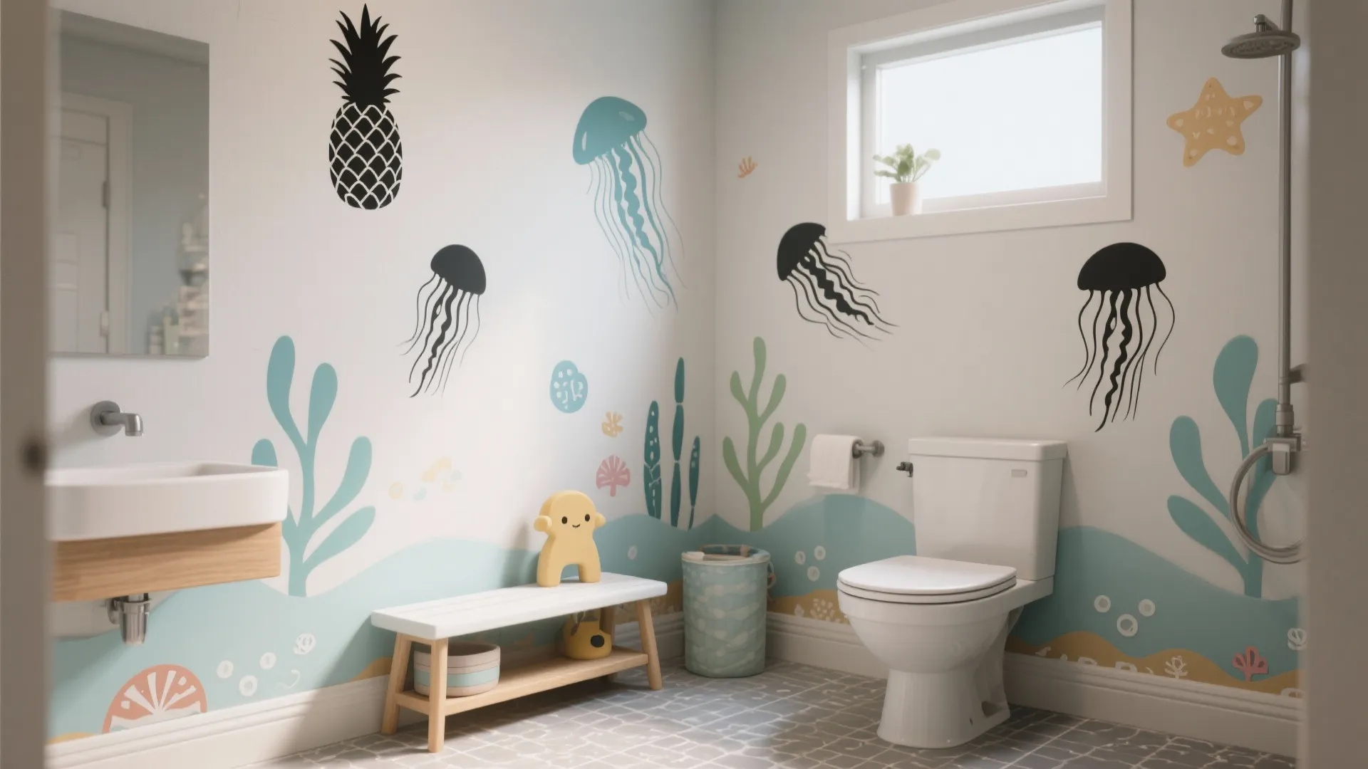 2. Character decals and removable wallpaper