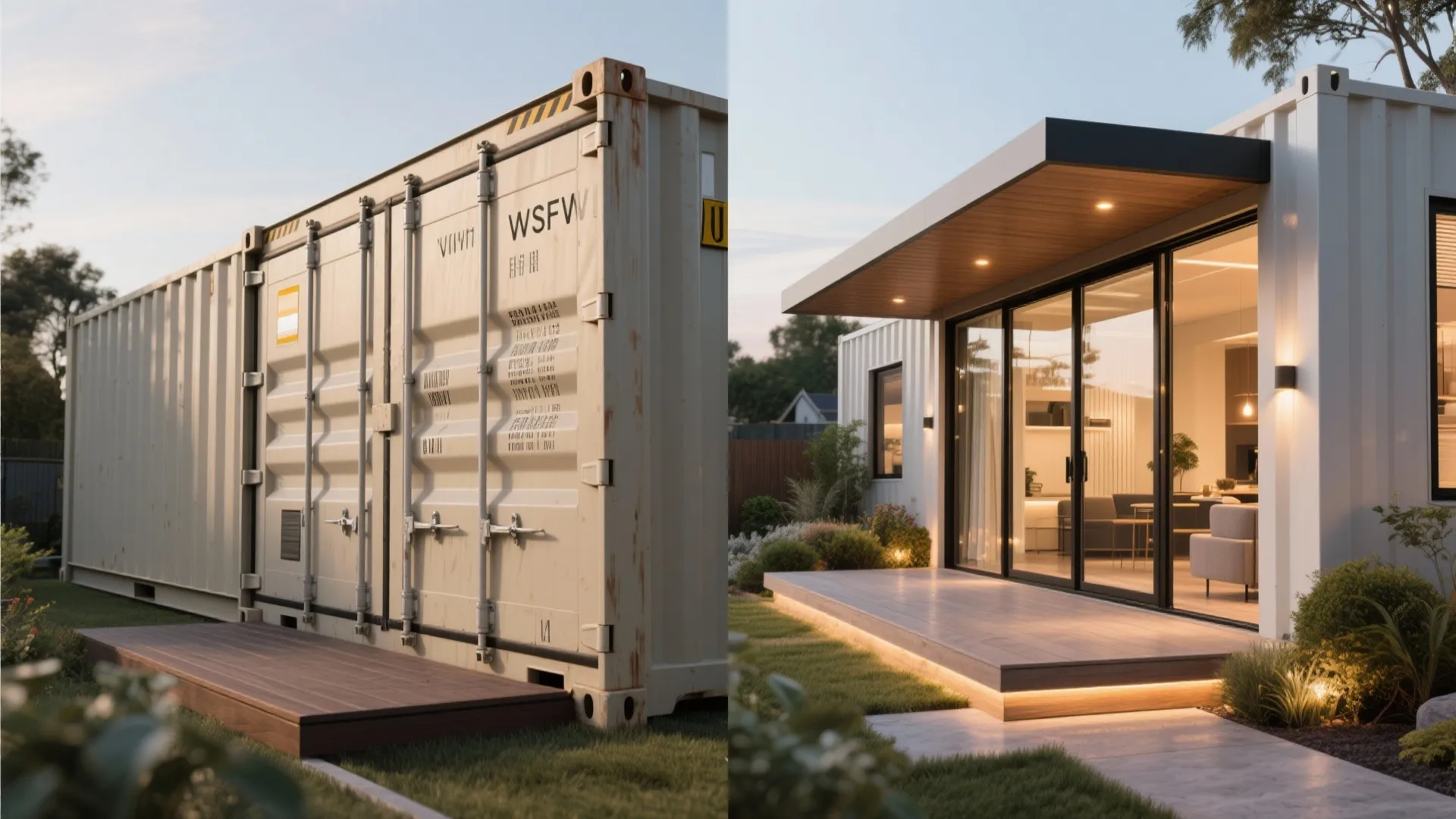 Seamless indoor–outdoor living with decks and micro-courtyards