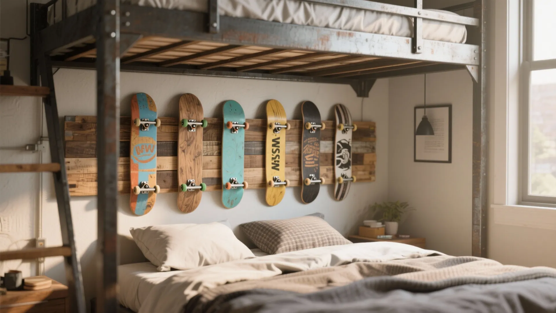 3. Headboard or Bed Frame Accent