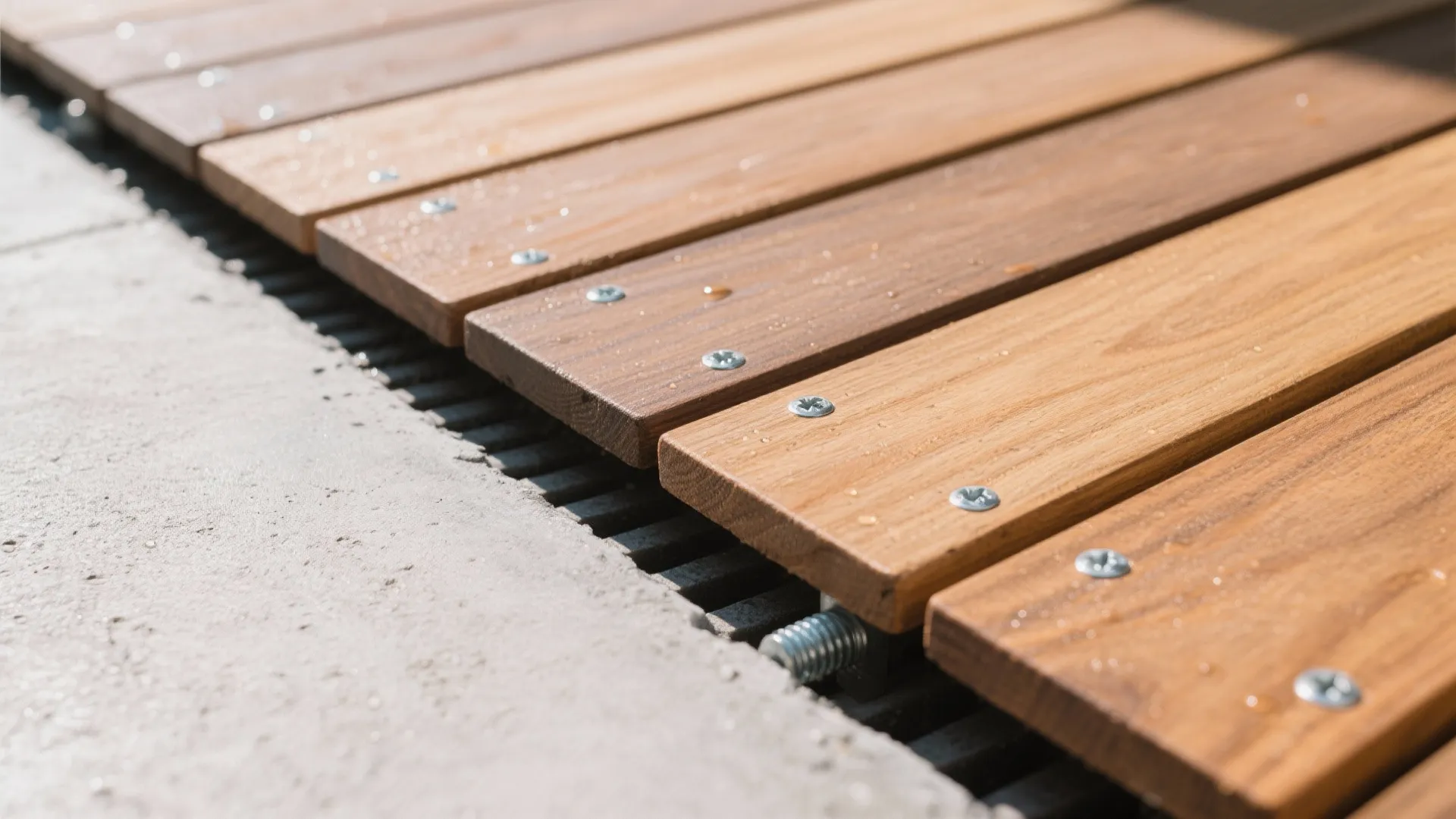 1) Lightweight concrete + timber deck hybrid