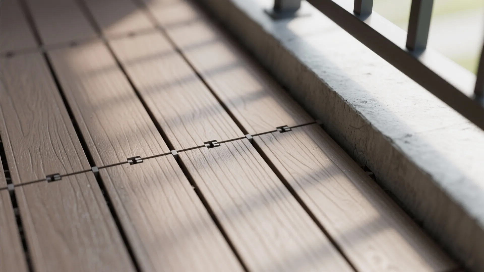 Minimalist weatherproof flooring