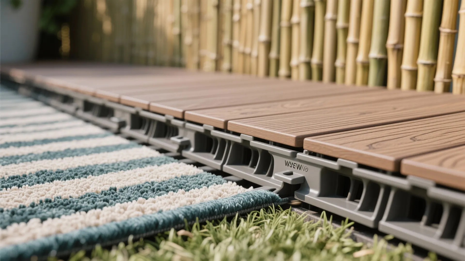 Weather-Savvy Surfaces: Rugs, Deck Tiles, and Rail Screens