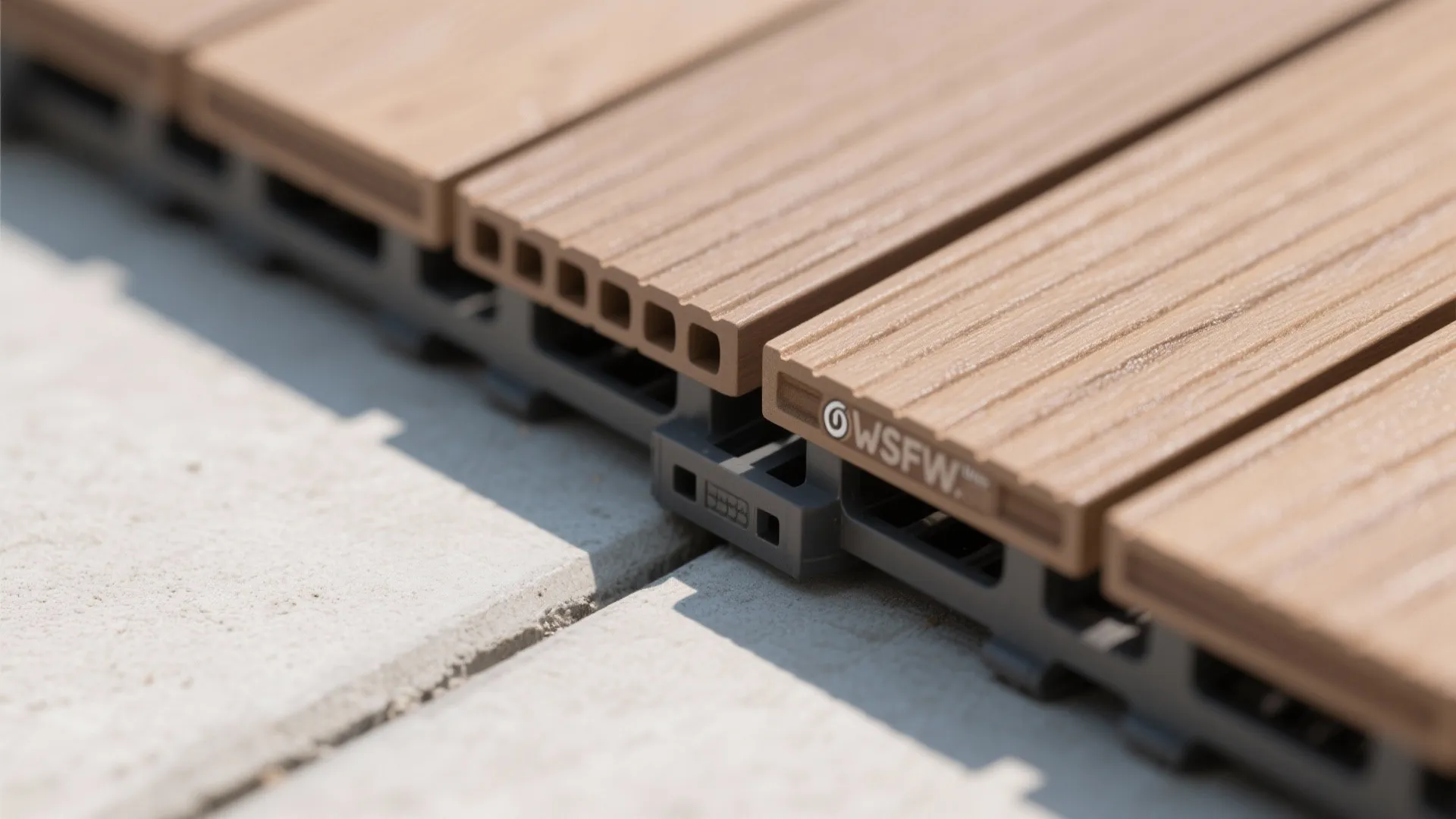 Modular Composite Deck Tiles