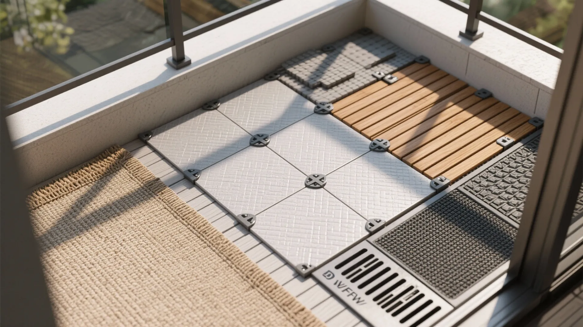Comfortable Deck Tiles and All-Weather Detailing