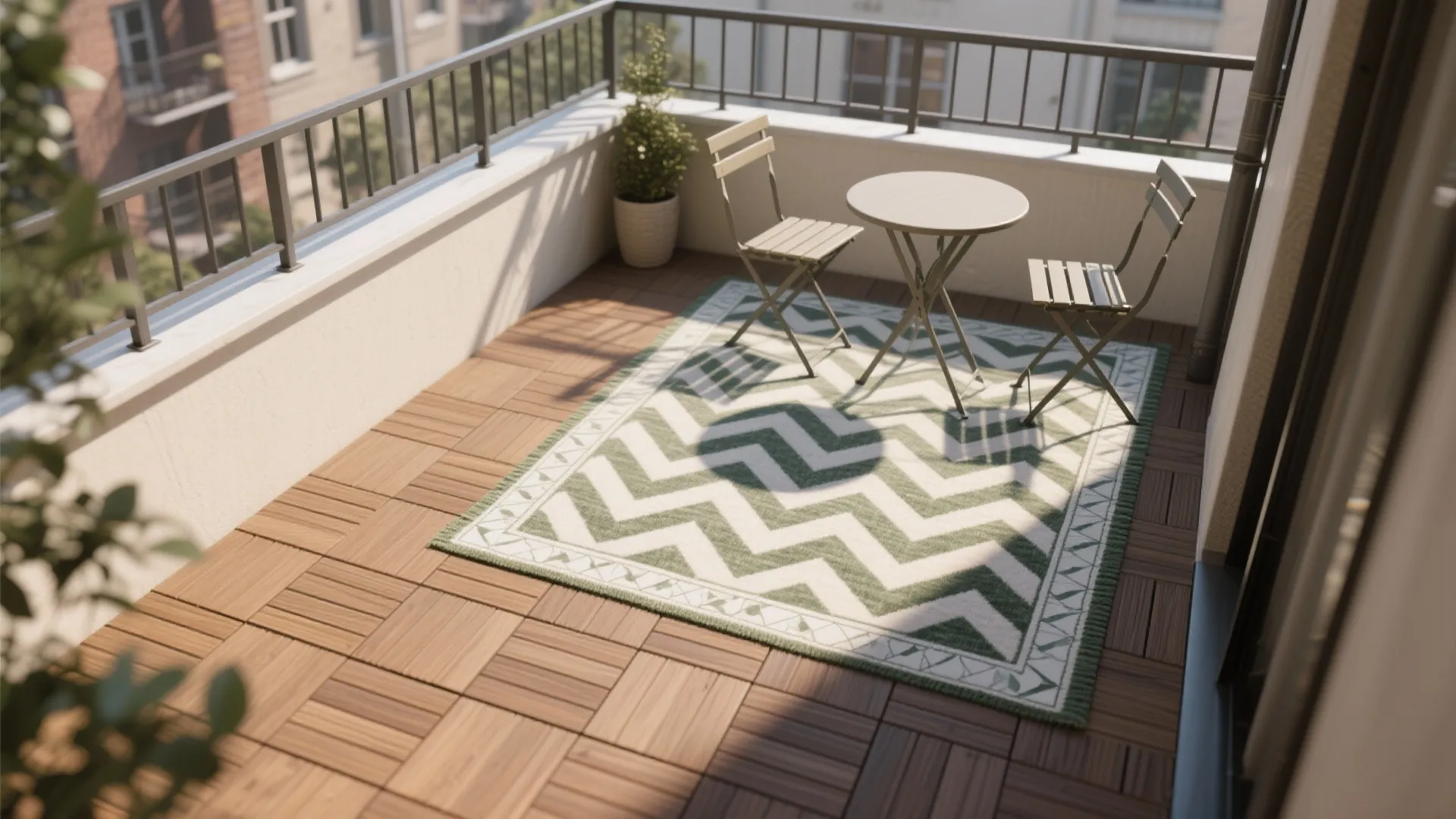 Interlocking Deck Tiles and Pattern Play